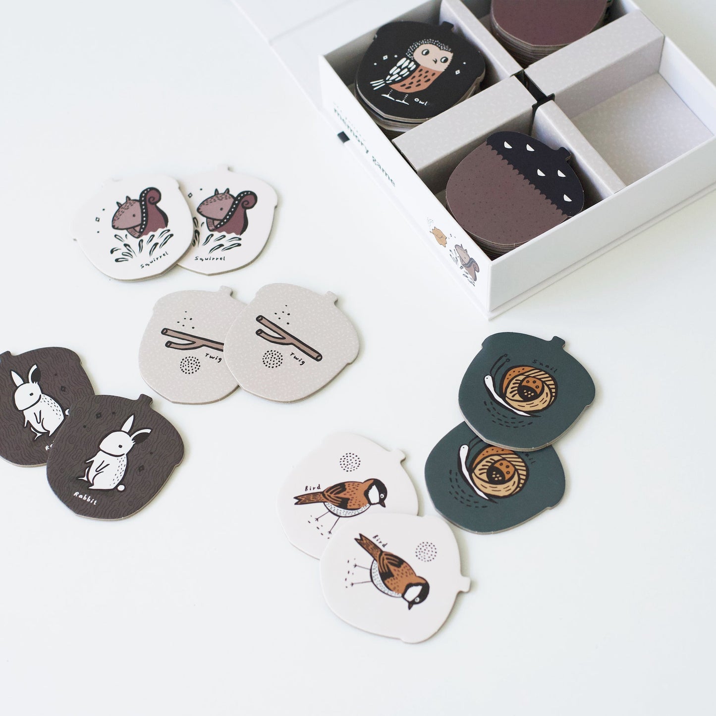 Memory Game - Woodland - Chickadees Wooden Toys