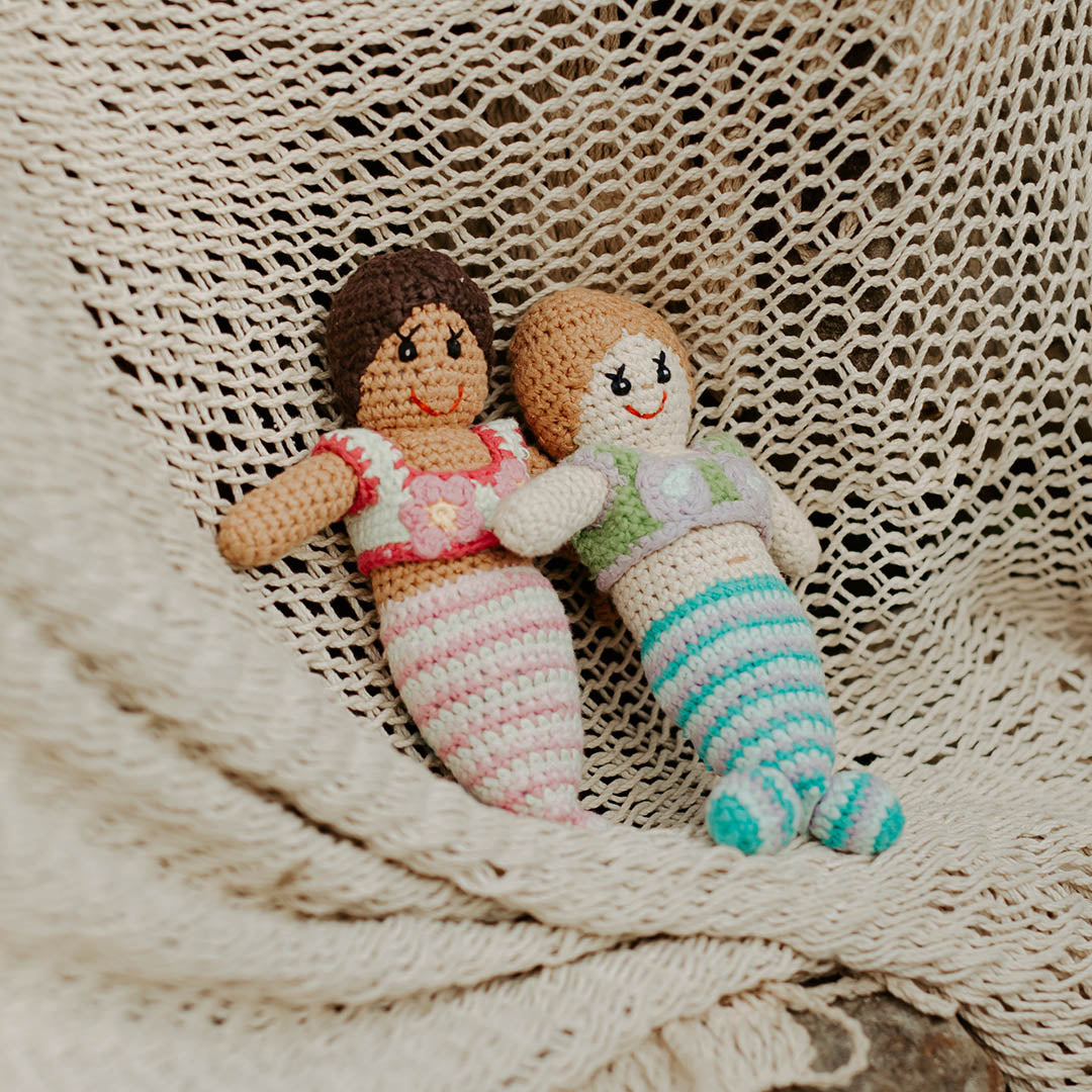 Mermaid Rattle - Chickadees Wooden Toys