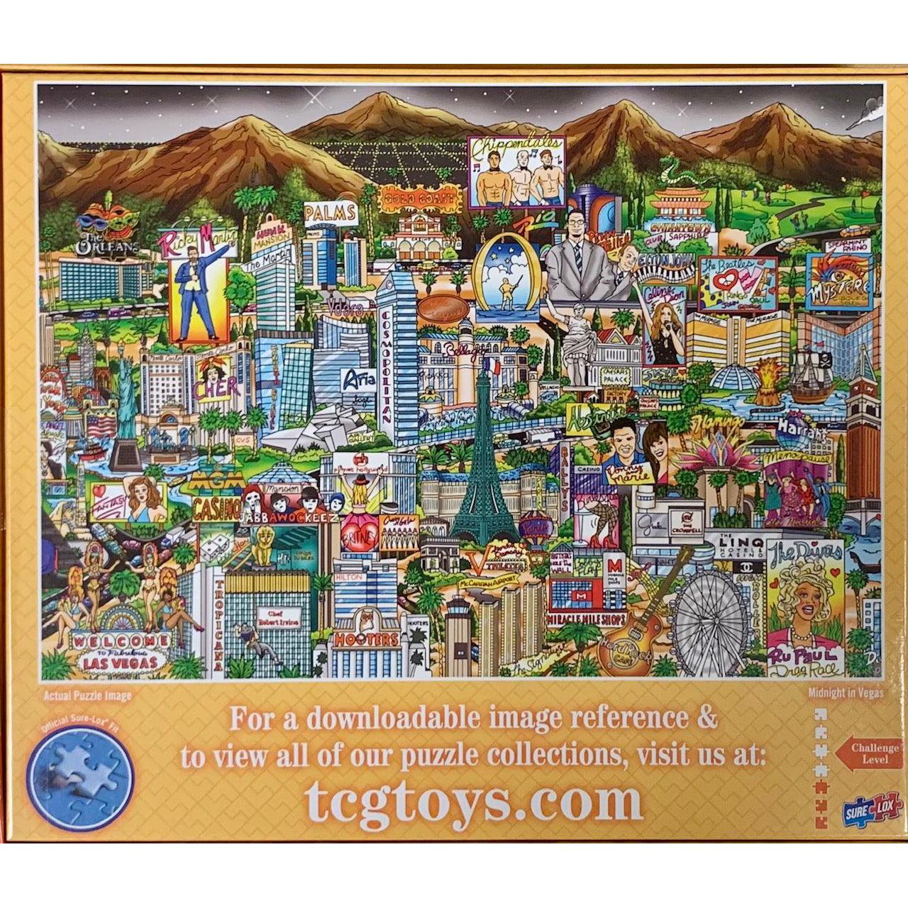 Midnight in Vegas Art Gallery 300 Piece Jigsaw Puzzle Sure Lox