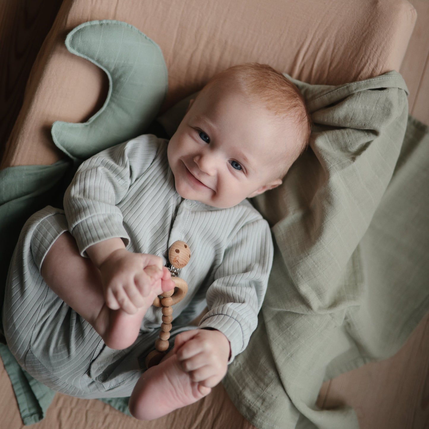 Moon Lovey Blanket - Chickadees Wooden Toys