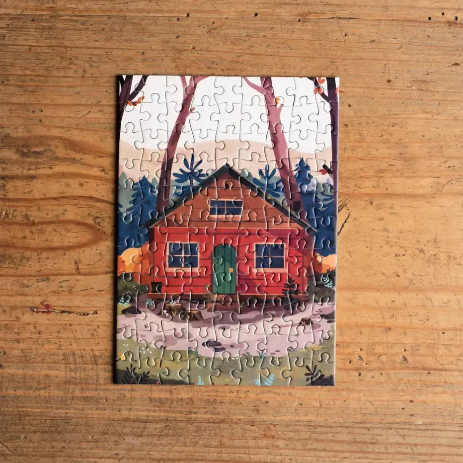 Mini Cabin 99 Piece Mini Jigsaw Puzzle Trevell