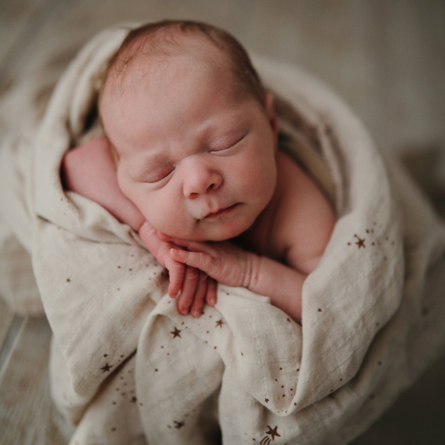 Organic Cotton Muslin Swaddle Blanket - Chickadees Wooden Toys