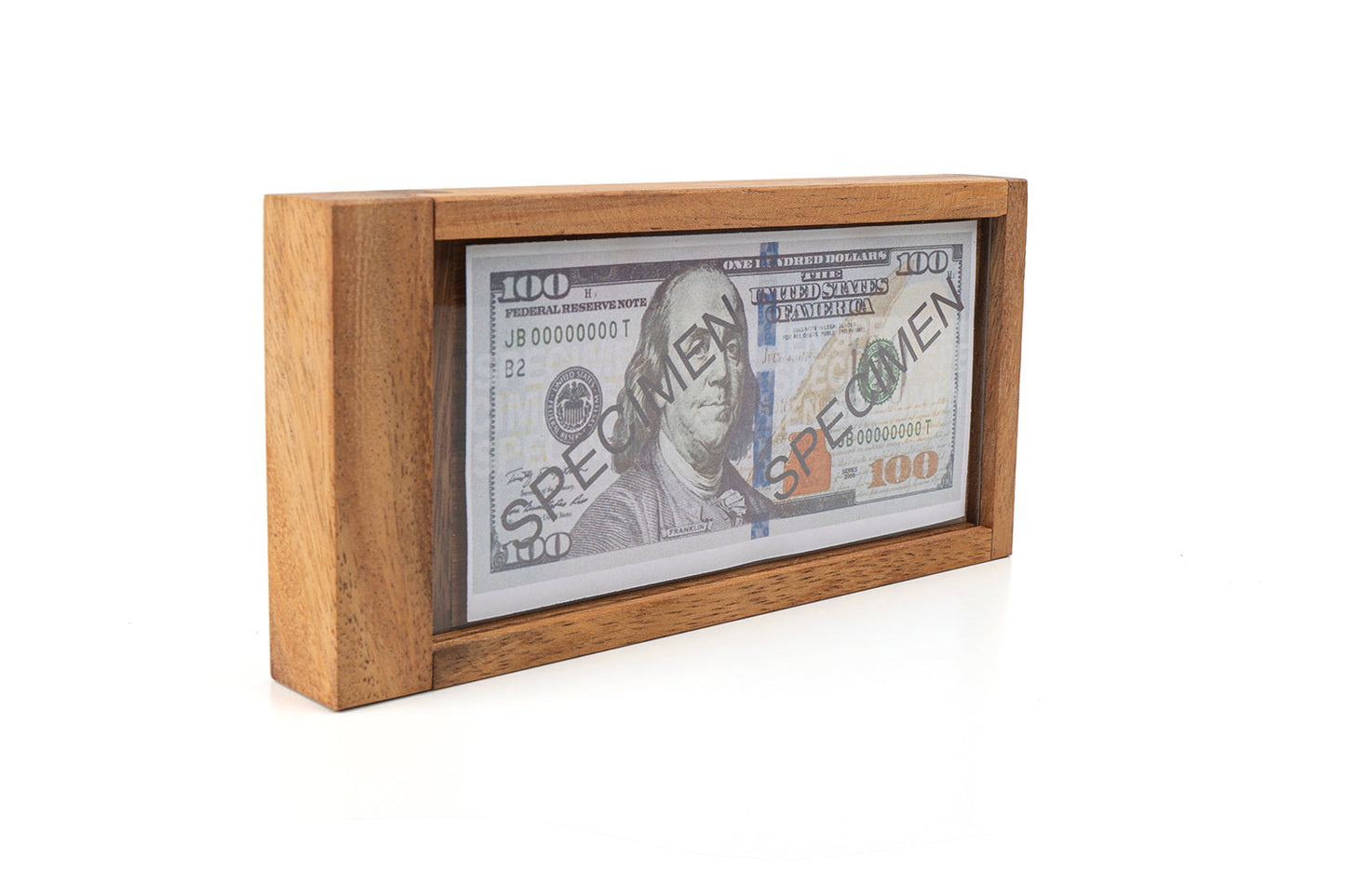 Money Puzzle Box Holder - Chickadees Wooden Toys