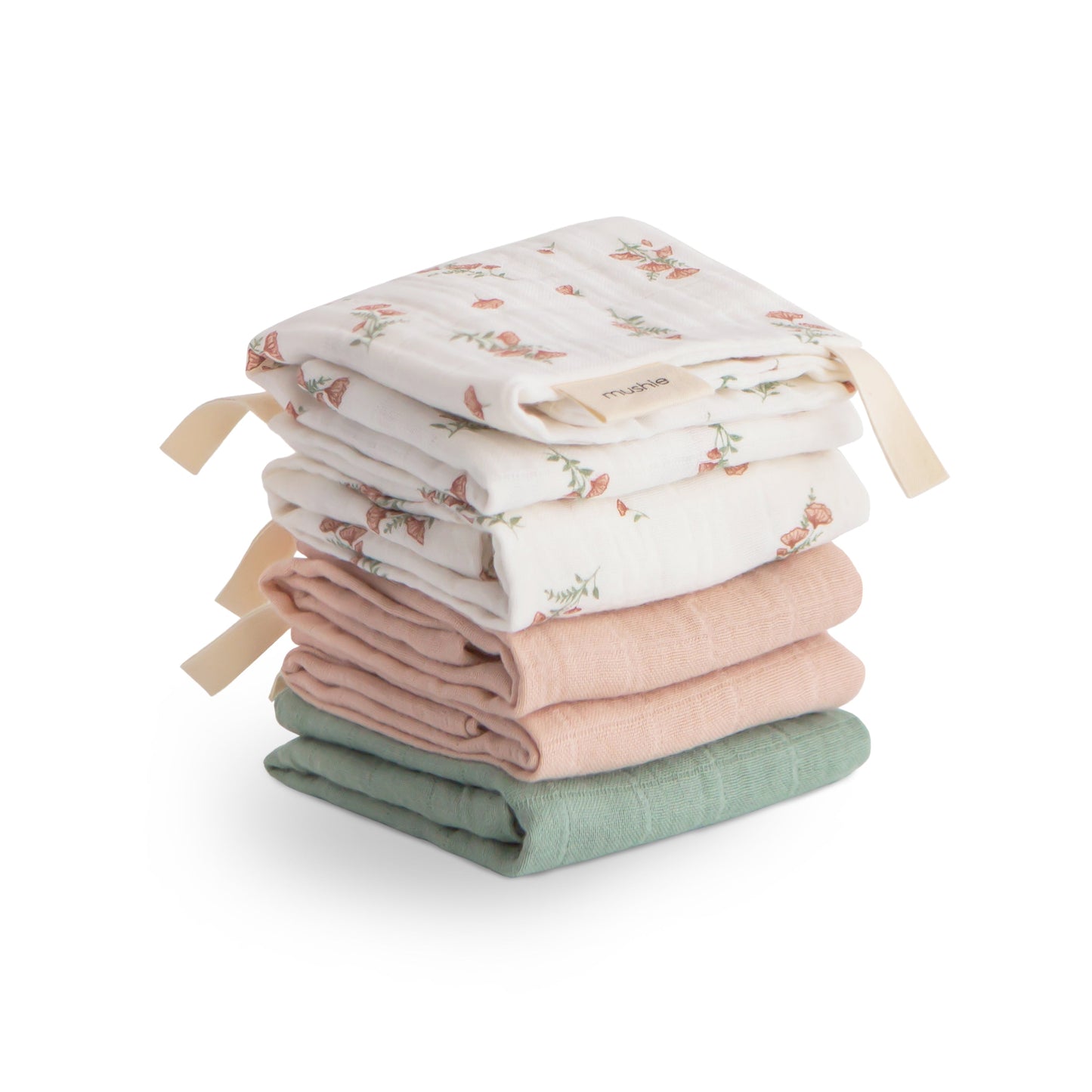 Muslin Cotton Washcloth - Chickadees Wooden Toys