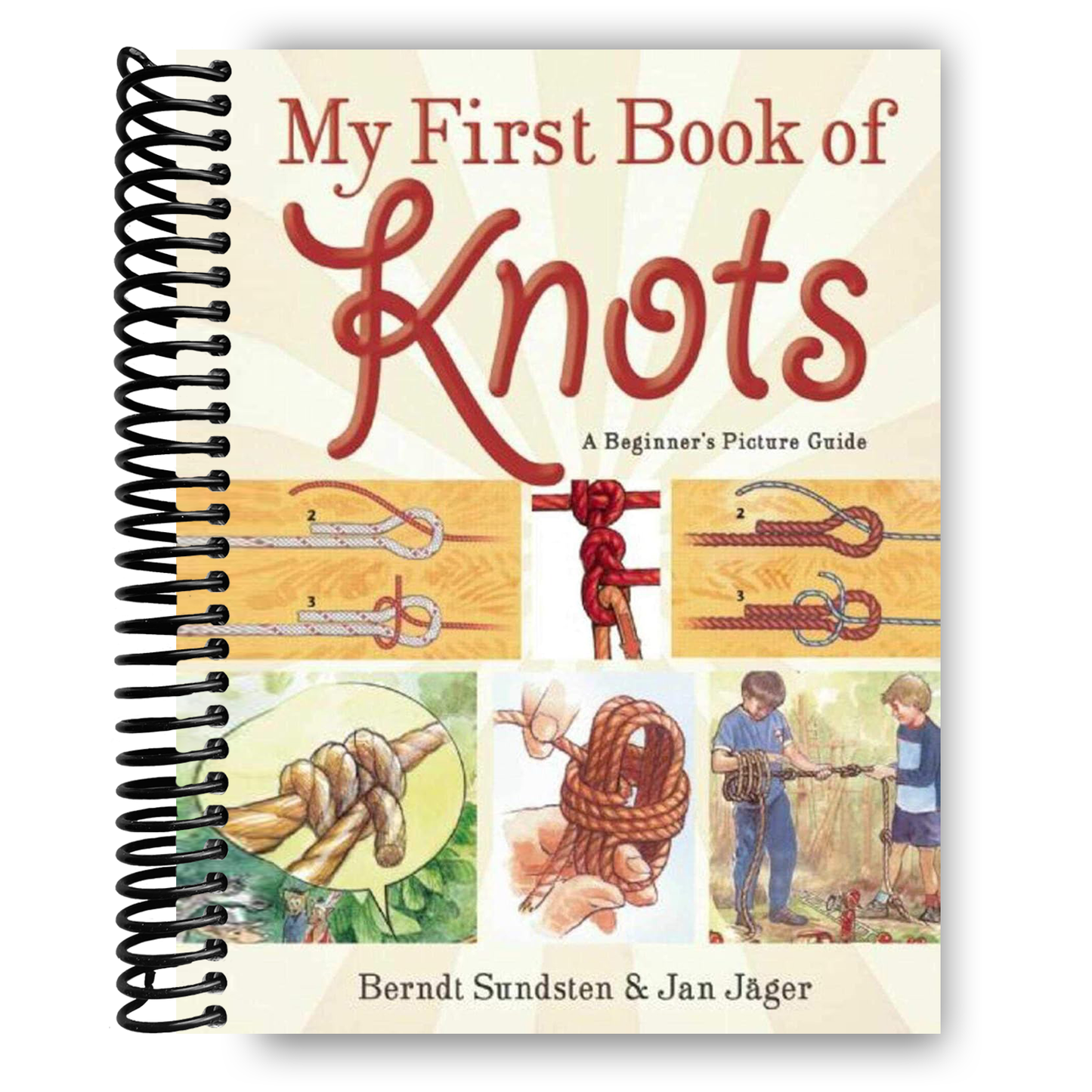 My First Book of Knots: A Beginner's Picture Guide (Spiral Bound) - Chickadees Wooden Toys