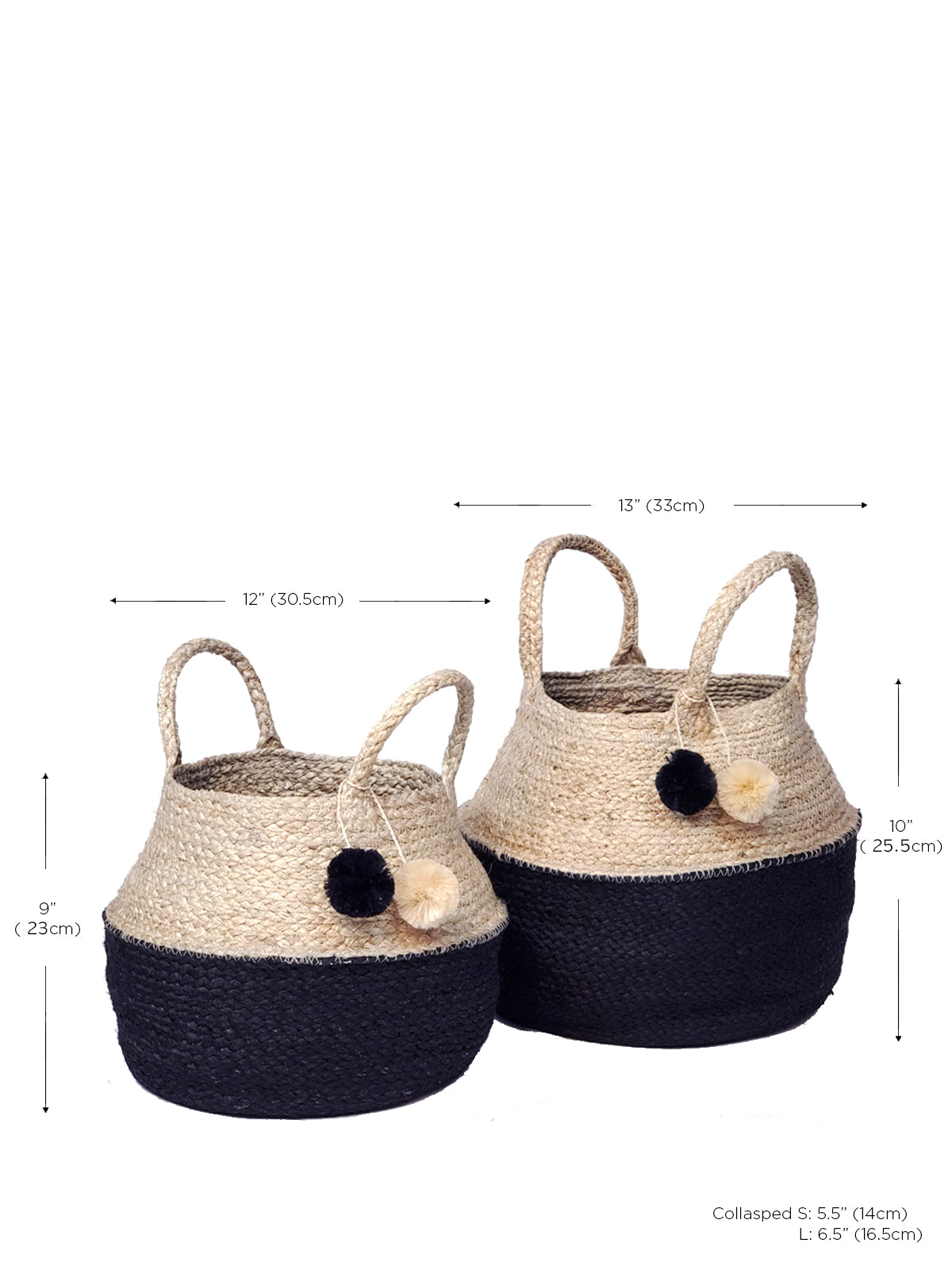 Naiya Foldable Basket Bag - Chickadees Wooden Toys