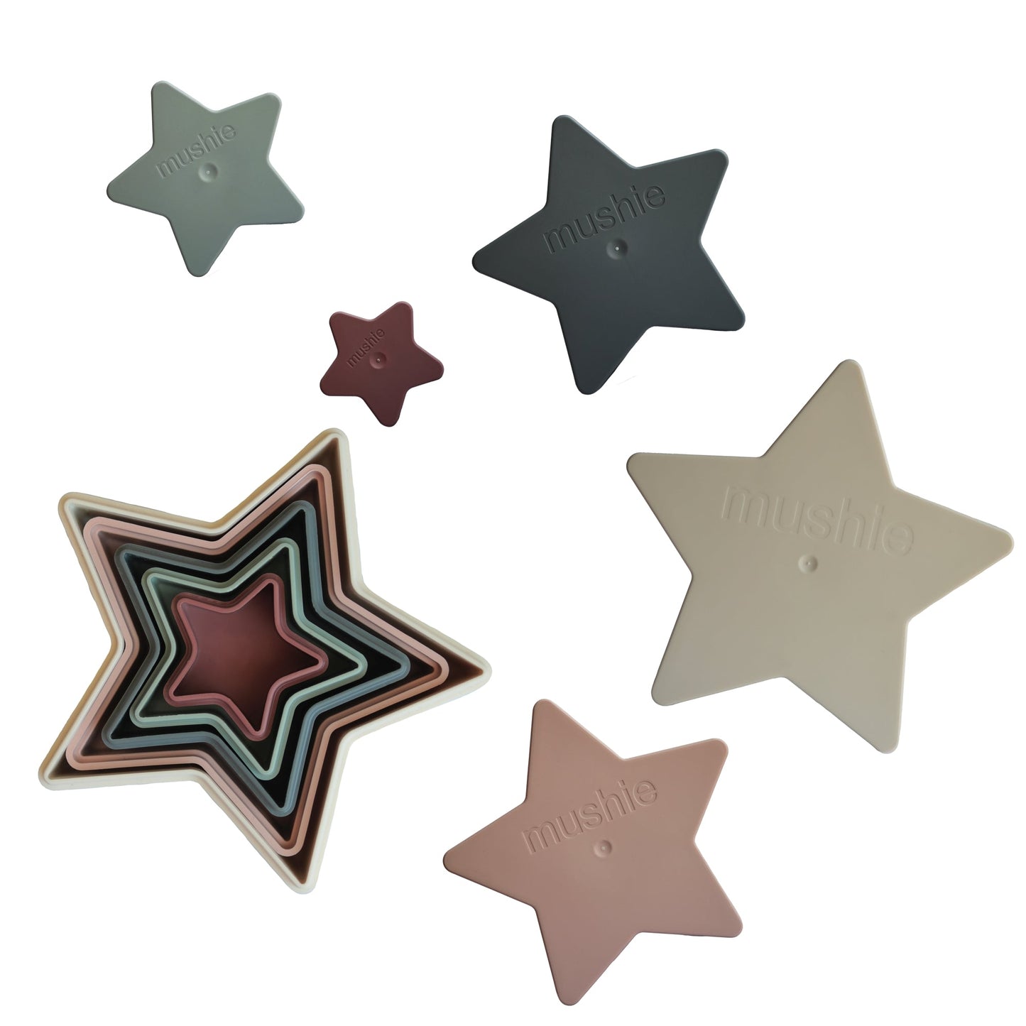 Nesting Stars Toy - Chickadees Wooden Toys