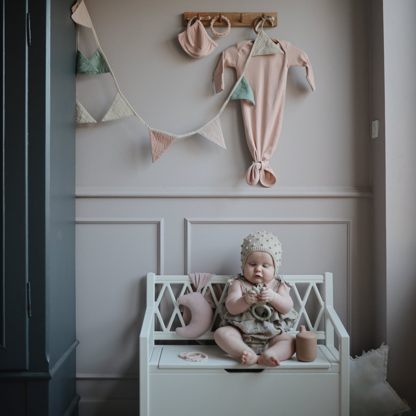 Moon Lovey Blanket - Chickadees Wooden Toys
