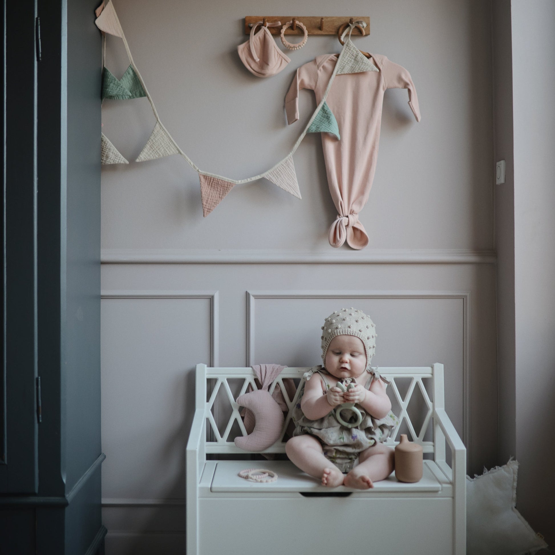 Moon Lovey Blanket - Chickadees Wooden Toys