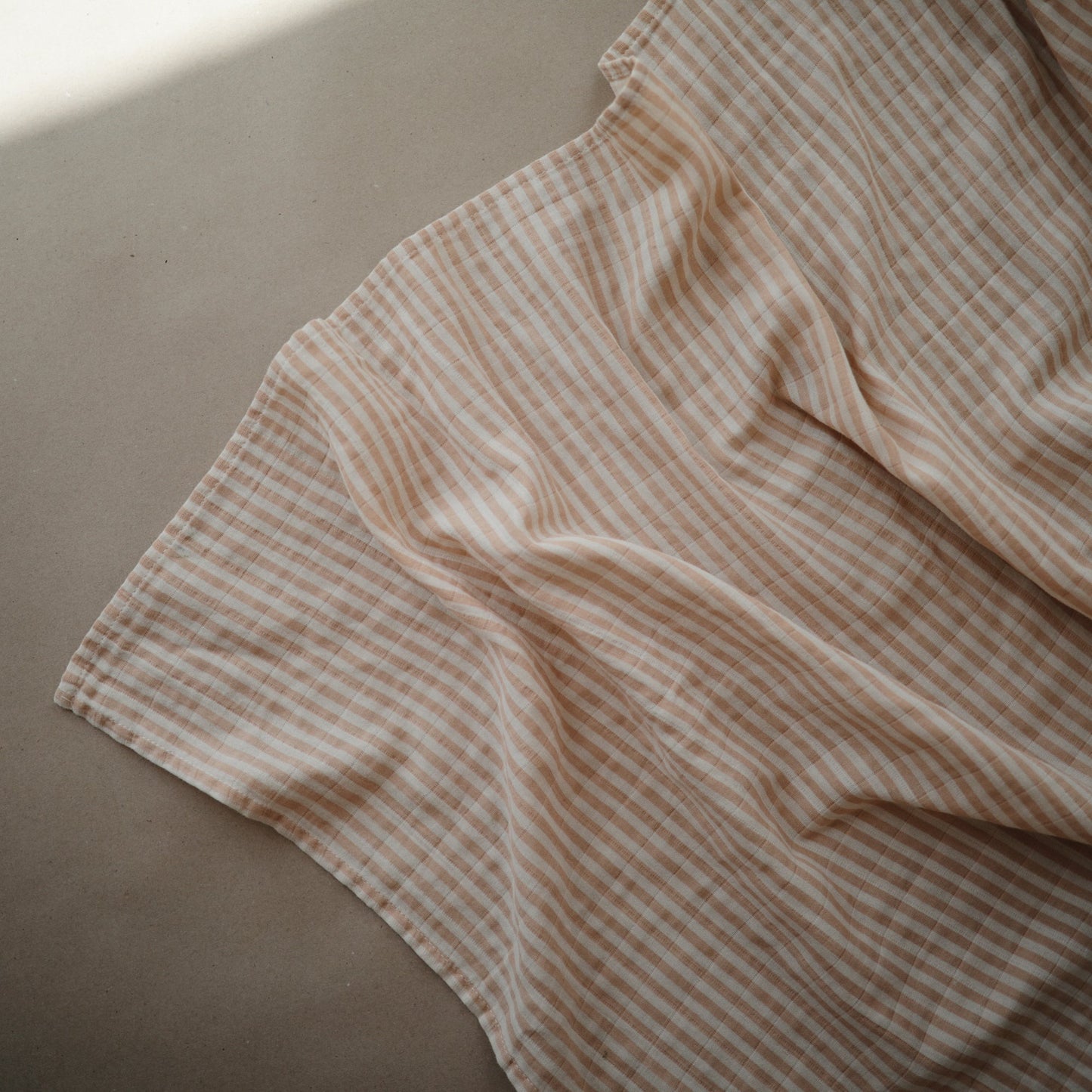 Organic Cotton Muslin Swaddle Blanket - Chickadees Wooden Toys