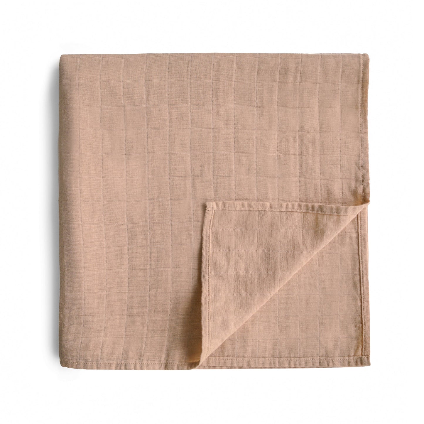Organic Cotton Muslin Swaddle Blanket - Chickadees Wooden Toys