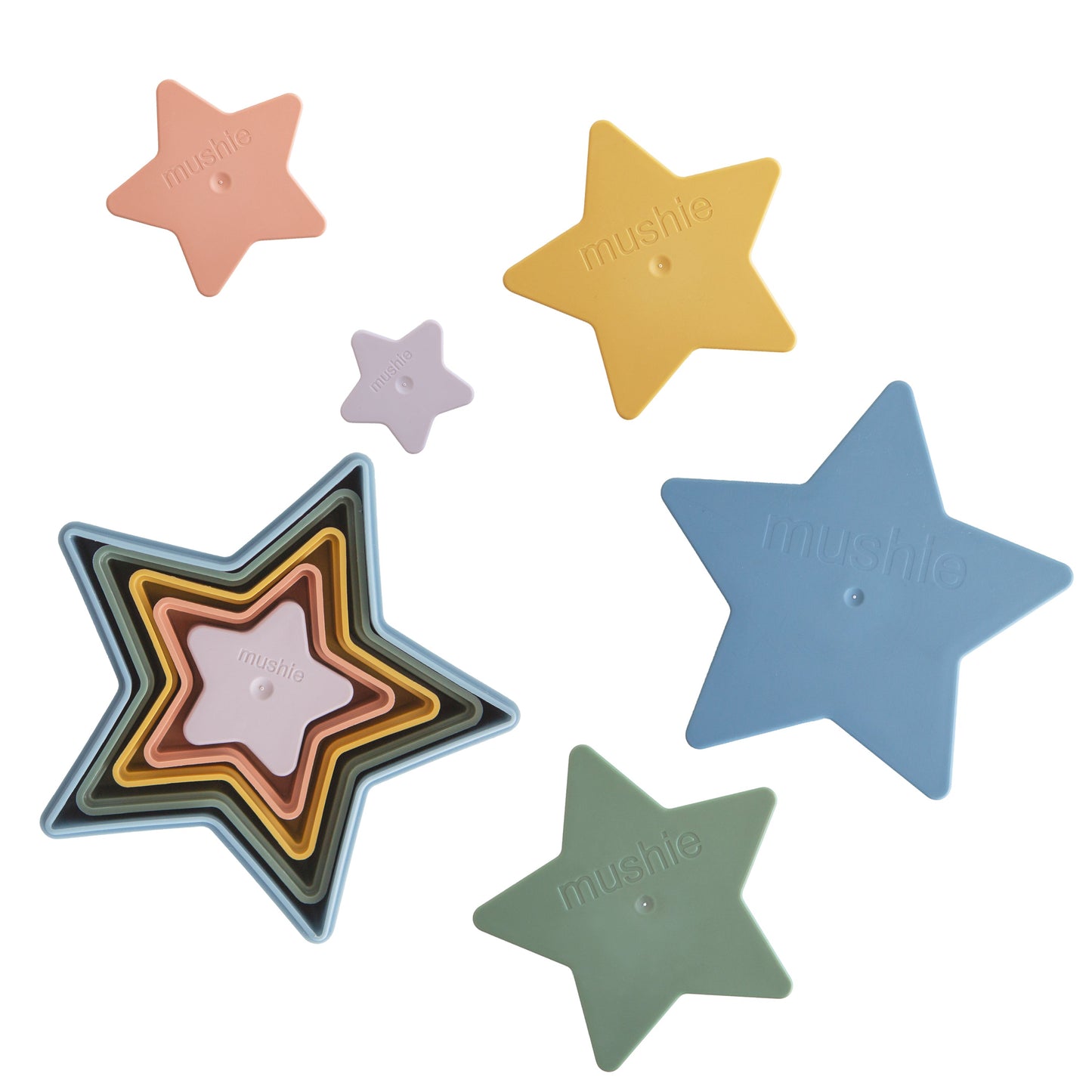 Nesting Stars Toy - Chickadees Wooden Toys