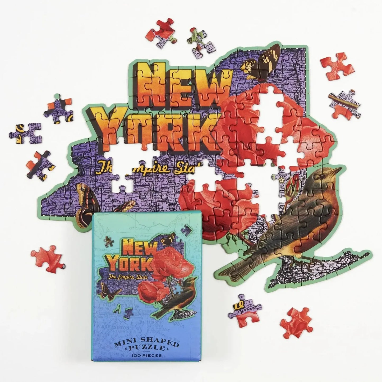 New York 100 Piece Mini Shaped Jigsaw Puzzle Galison