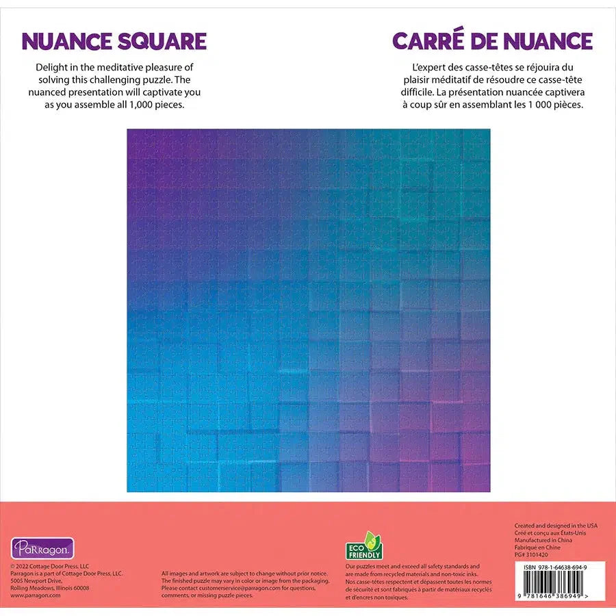 Nuance Square 1000 Piece Jigsaw Puzzle Parragon