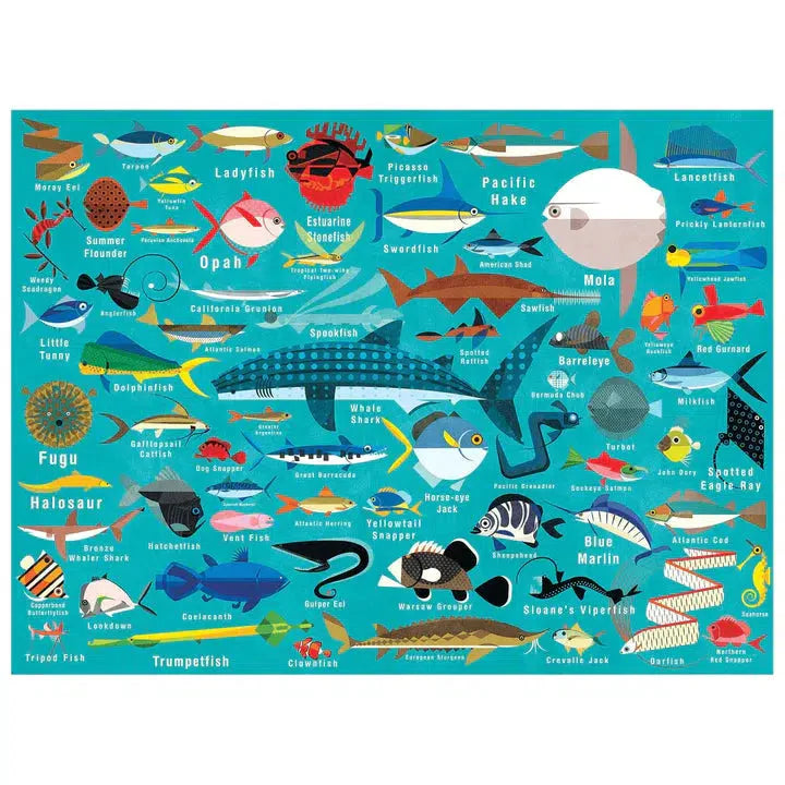Ocean Life 1000 Piece Jigsaw Puzzle Mudpuppy