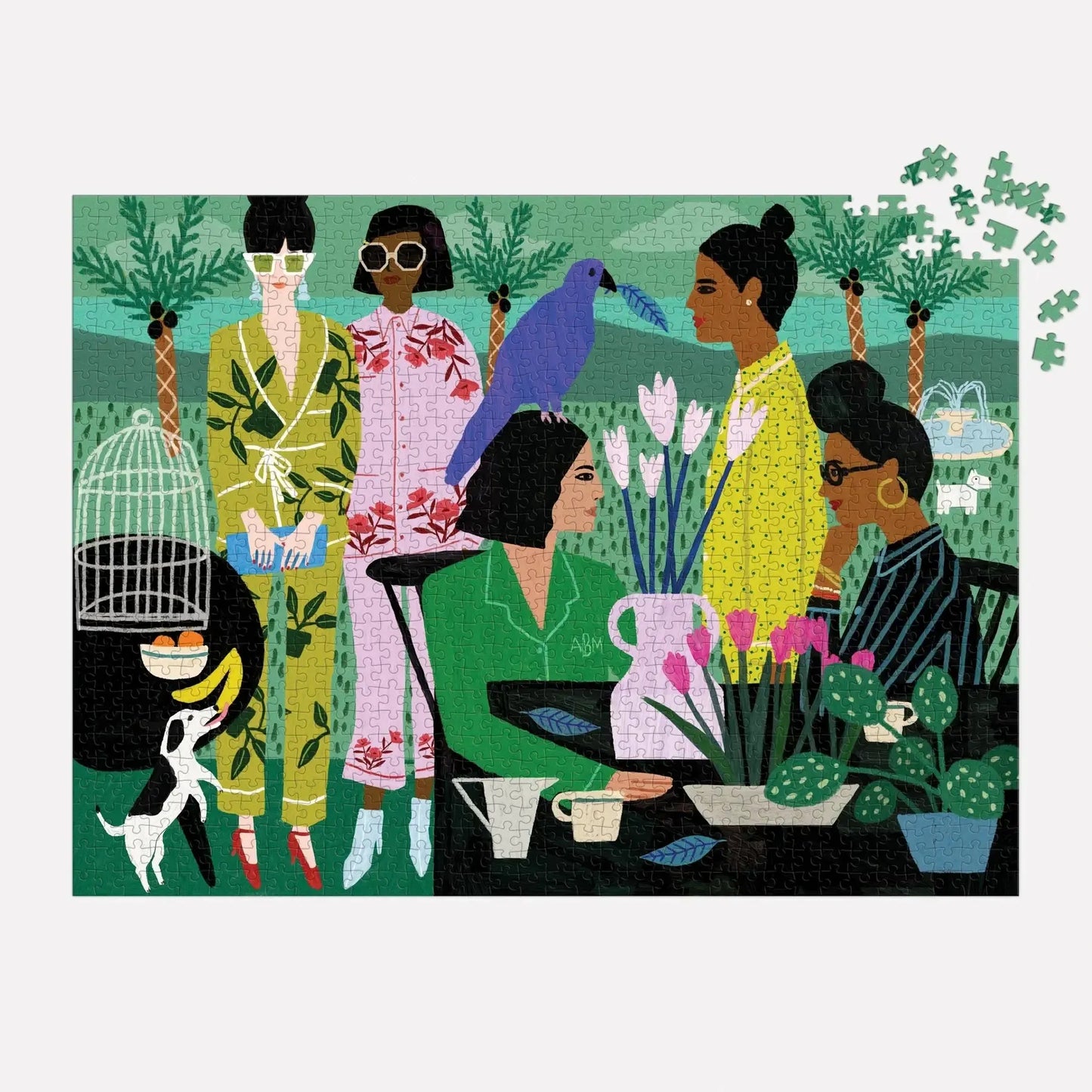 Pajama Mamas 1000 Piece Jigsaw Puzzle Galison