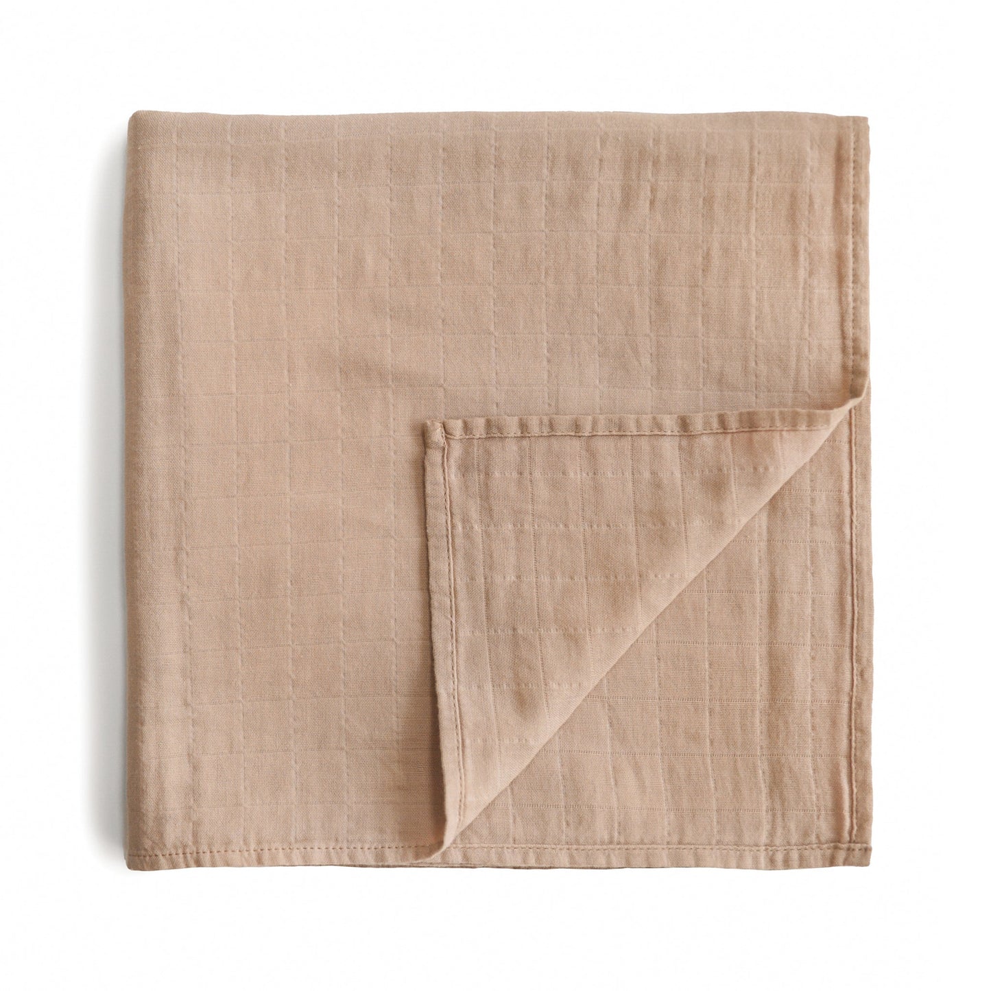 Organic Cotton Muslin Swaddle Blanket - Chickadees Wooden Toys