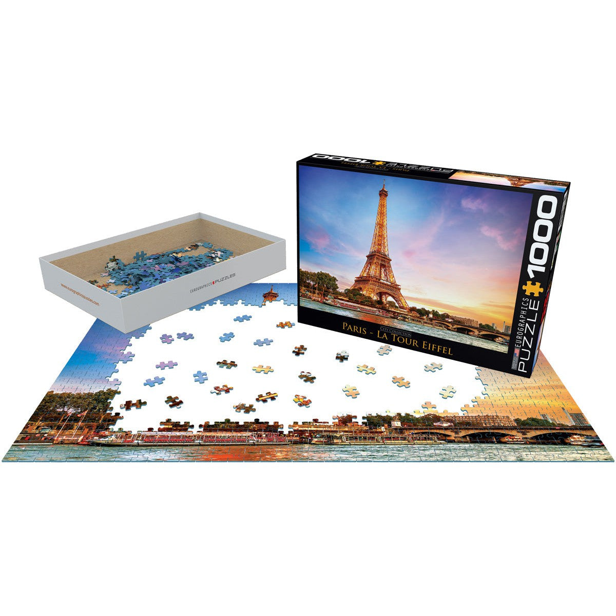 Paris La Tour Eiffel 1000 Piece Jigsaw Puzzle Eurographics