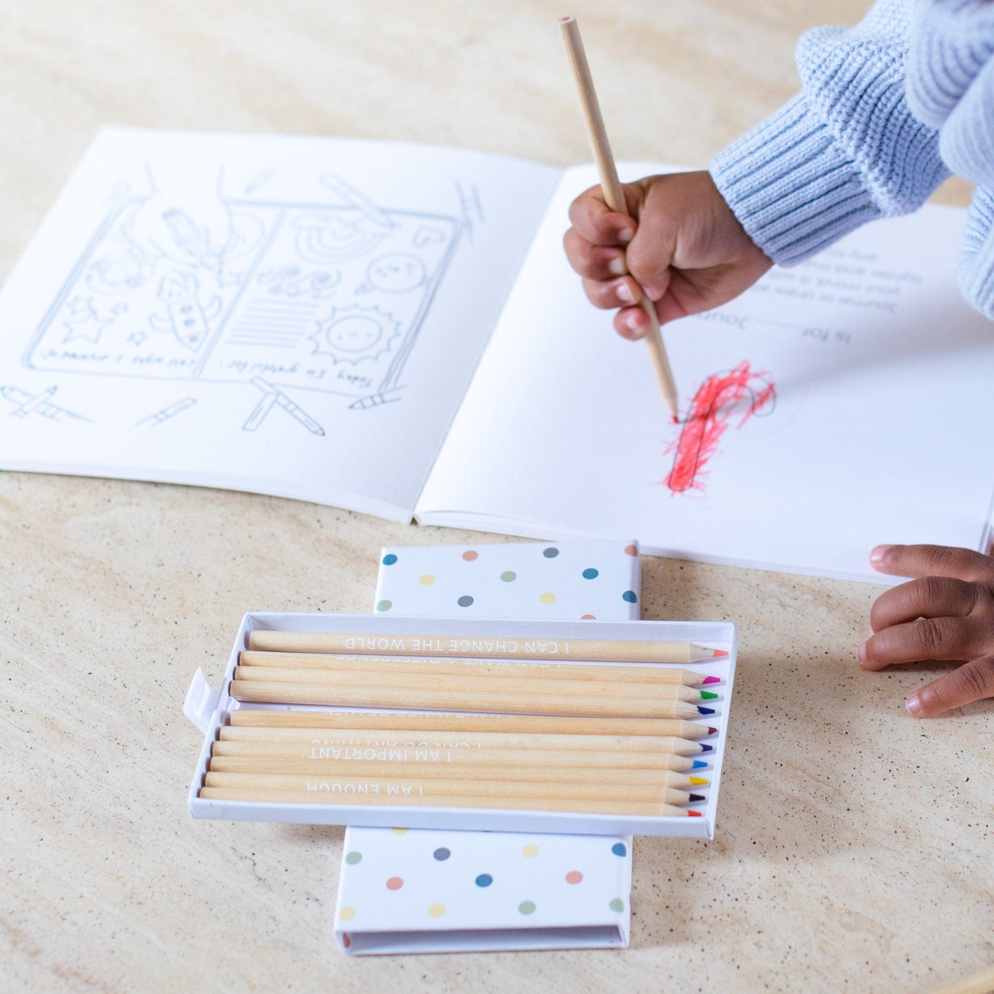 Mindful Coloring Pack - Chickadees Wooden Toys