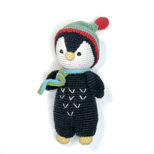 Penguin Rattle - Chickadees Wooden Toys