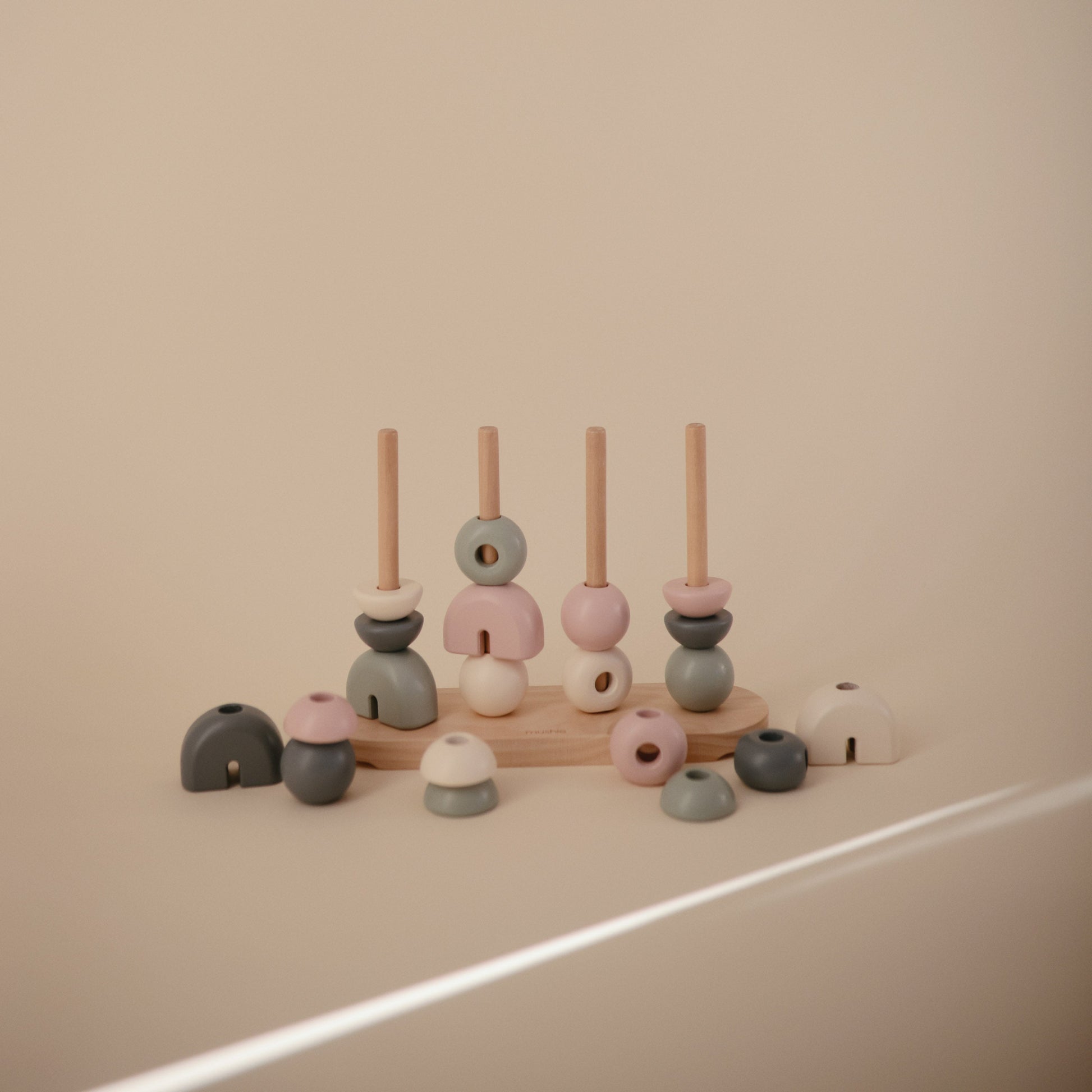 Wooden Multi Shape Stacker - Chickadees Wooden Toys