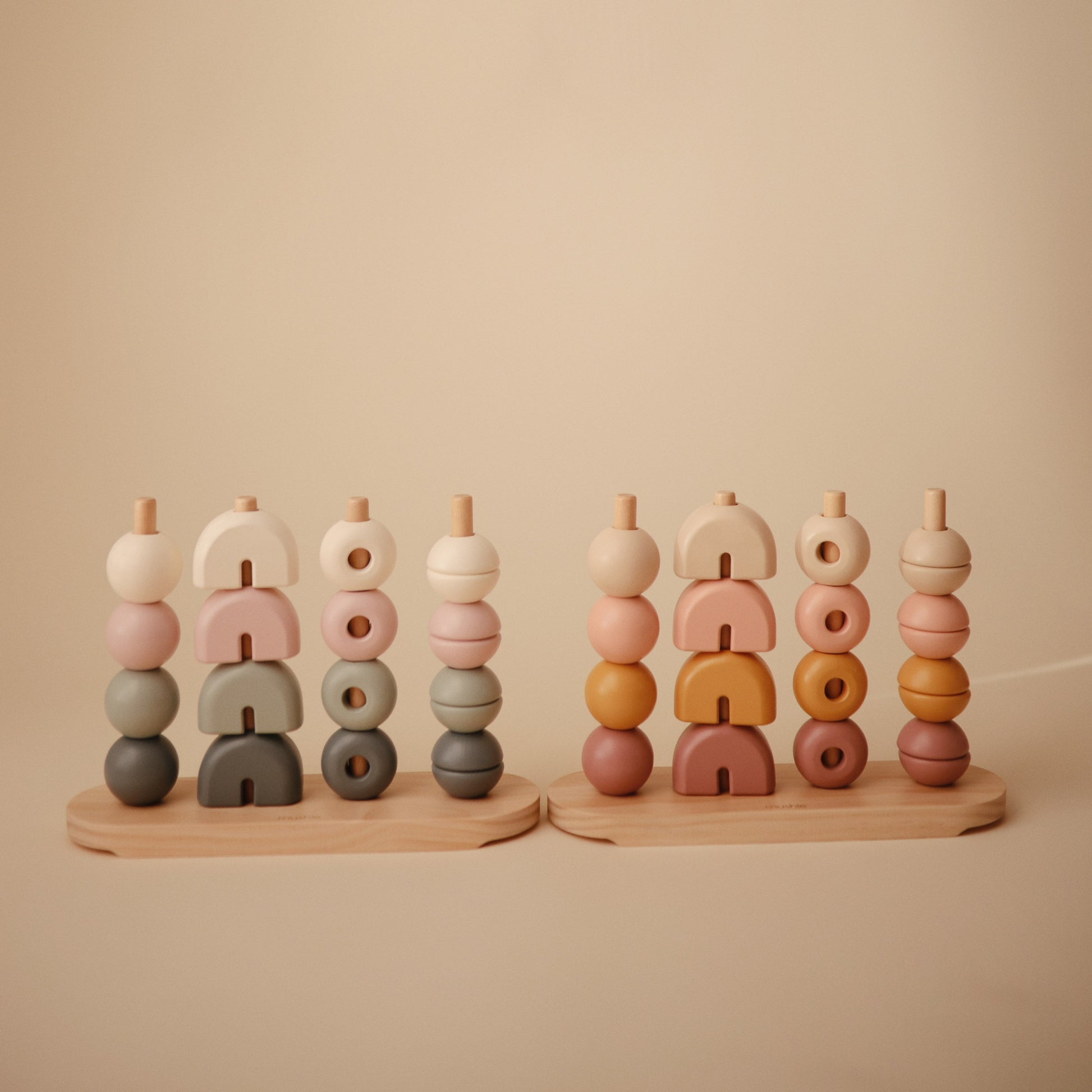 Wooden Multi Shape Stacker - Chickadees Wooden Toys
