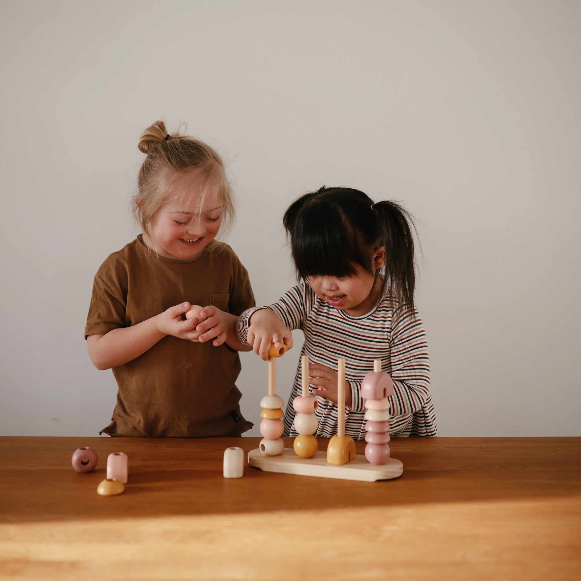 Wooden Multi Shape Stacker - Chickadees Wooden Toys