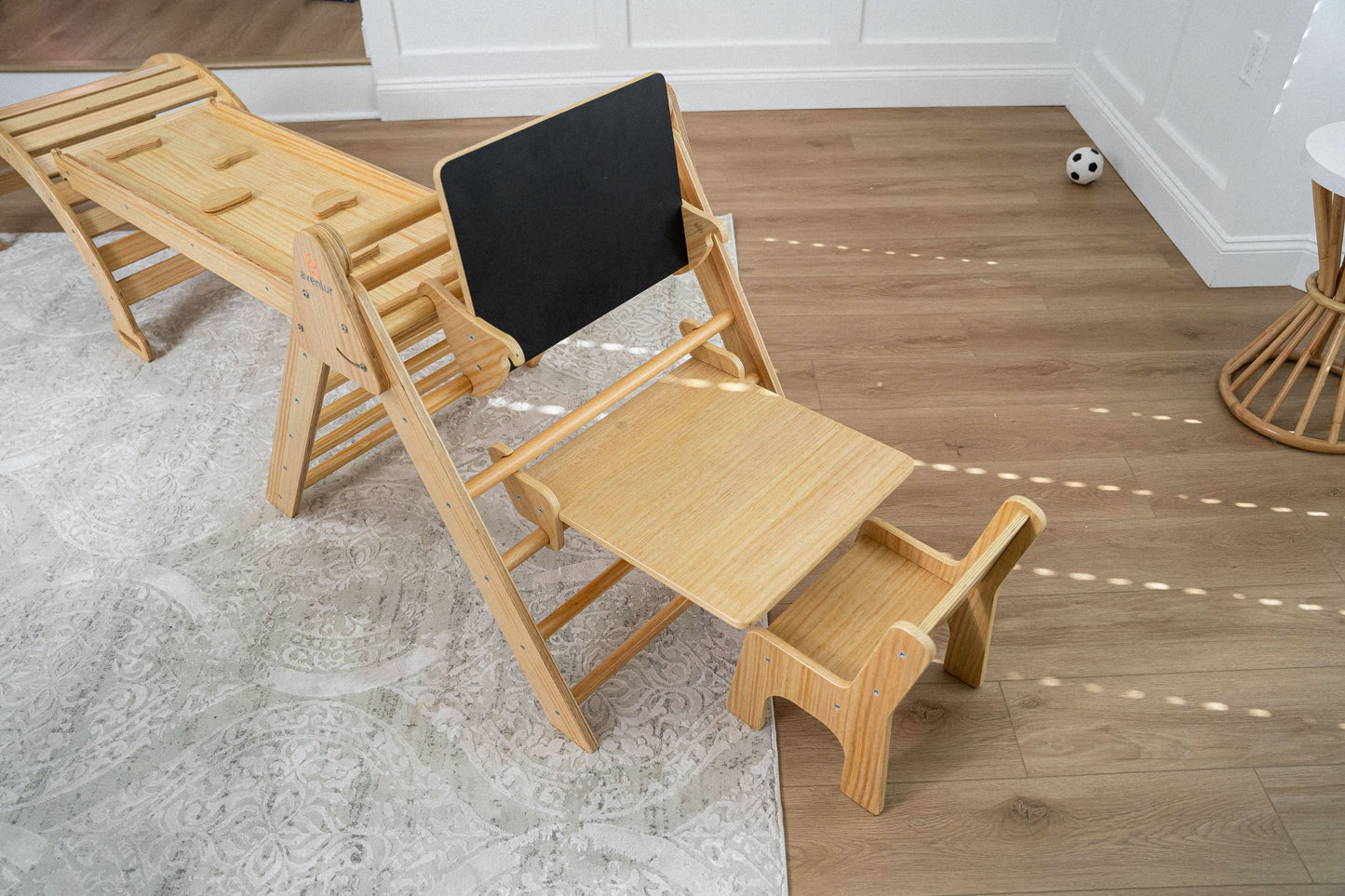 Desk and Chair Attachment to the Hazel & Olive - Chickadees Wooden Toys
