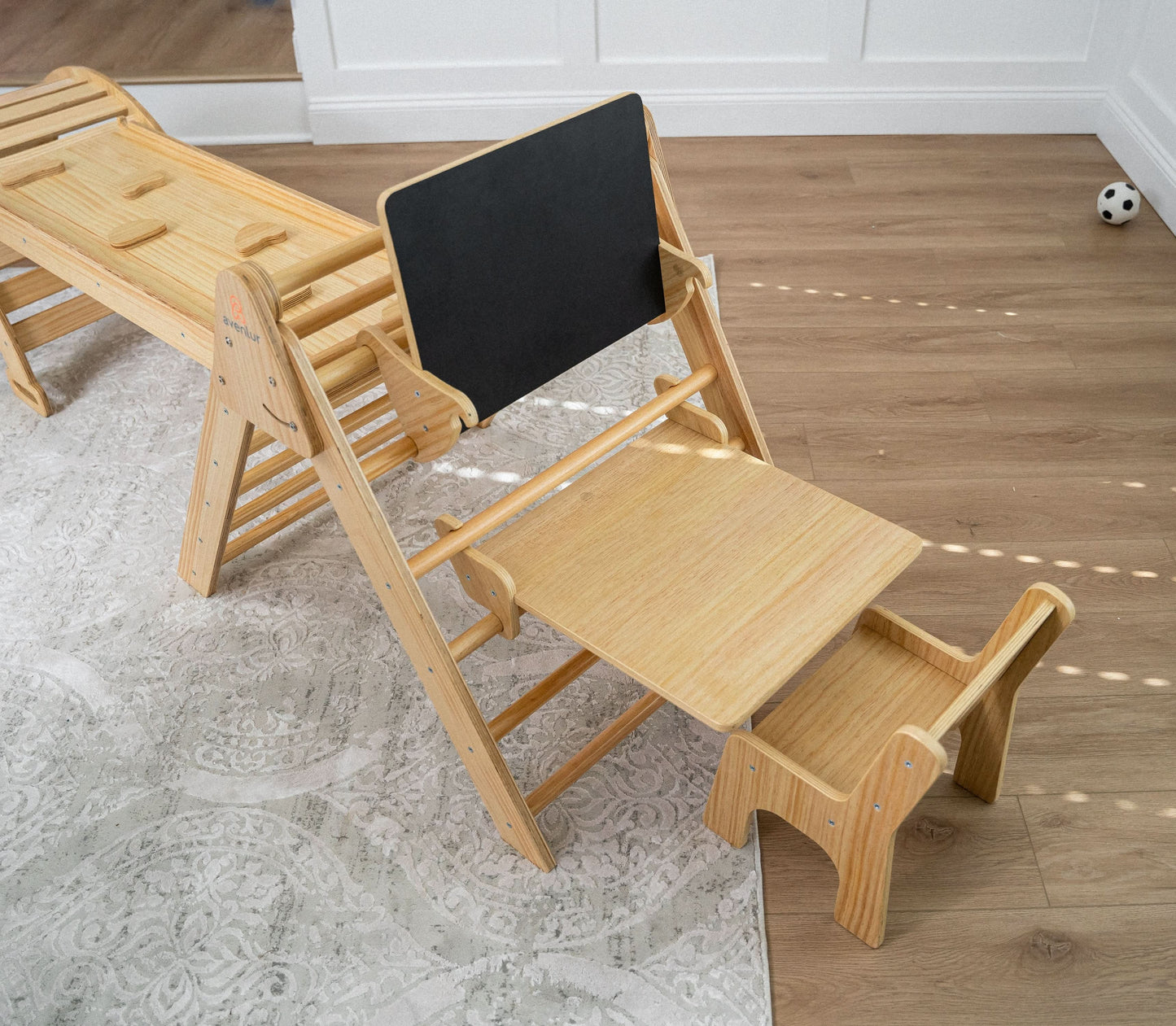 Desk and Chair Attachment to the Hazel & Olive - Chickadees Wooden Toys