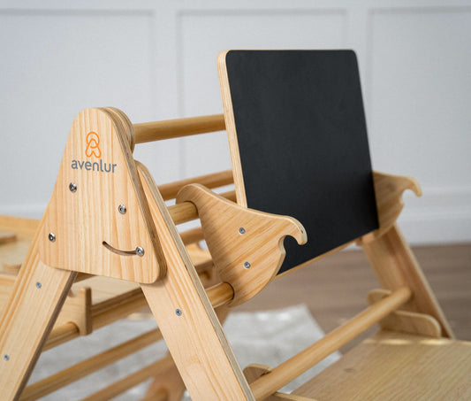 Desk and Chair Attachment to the Hazel & Olive - Chickadees Wooden Toys
