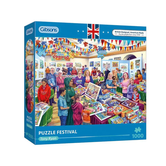 Puzzle Festival 1000 Piece Jigsaw Puzzle Gibsons
