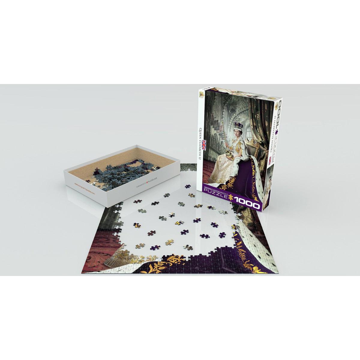 Queen Elizabeth II 1000 Piece Jigsaw Puzzle Eurographics