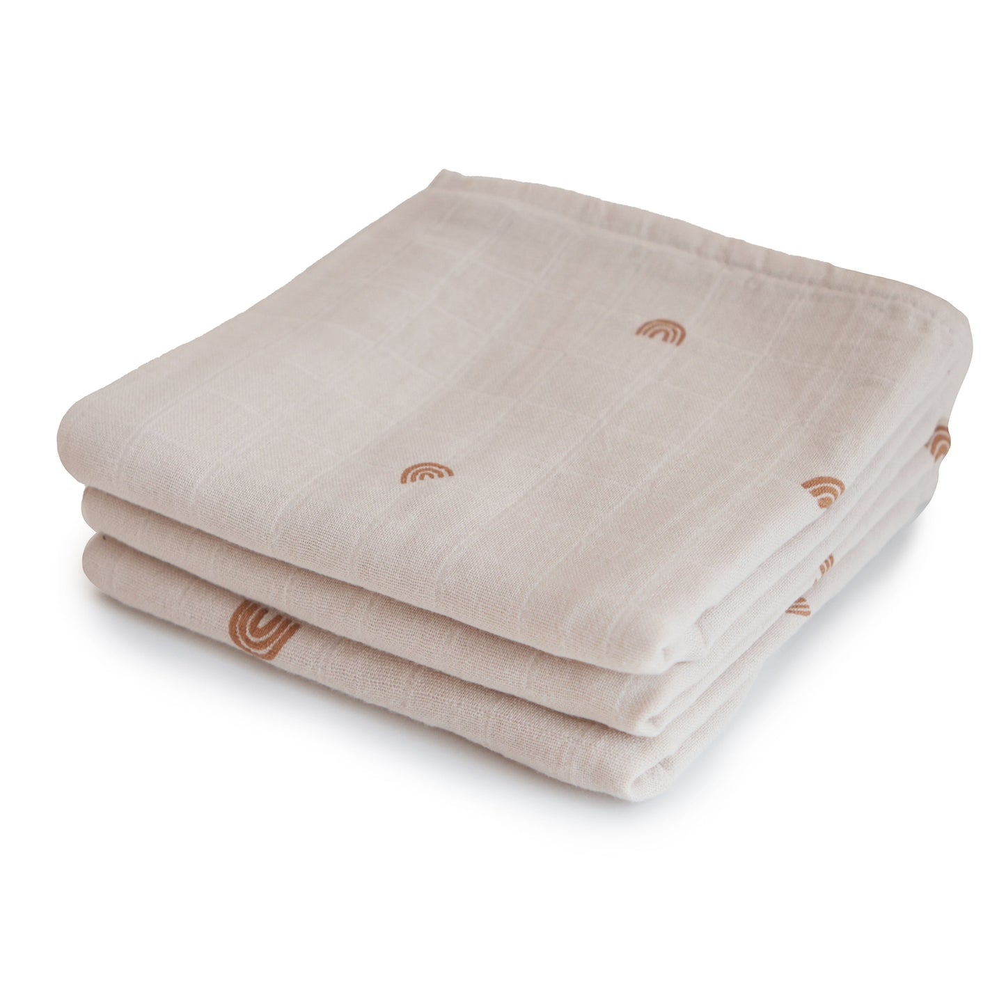 Organic Cotton Muslin Cloths 3-Pack - Chickadees Wooden Toys