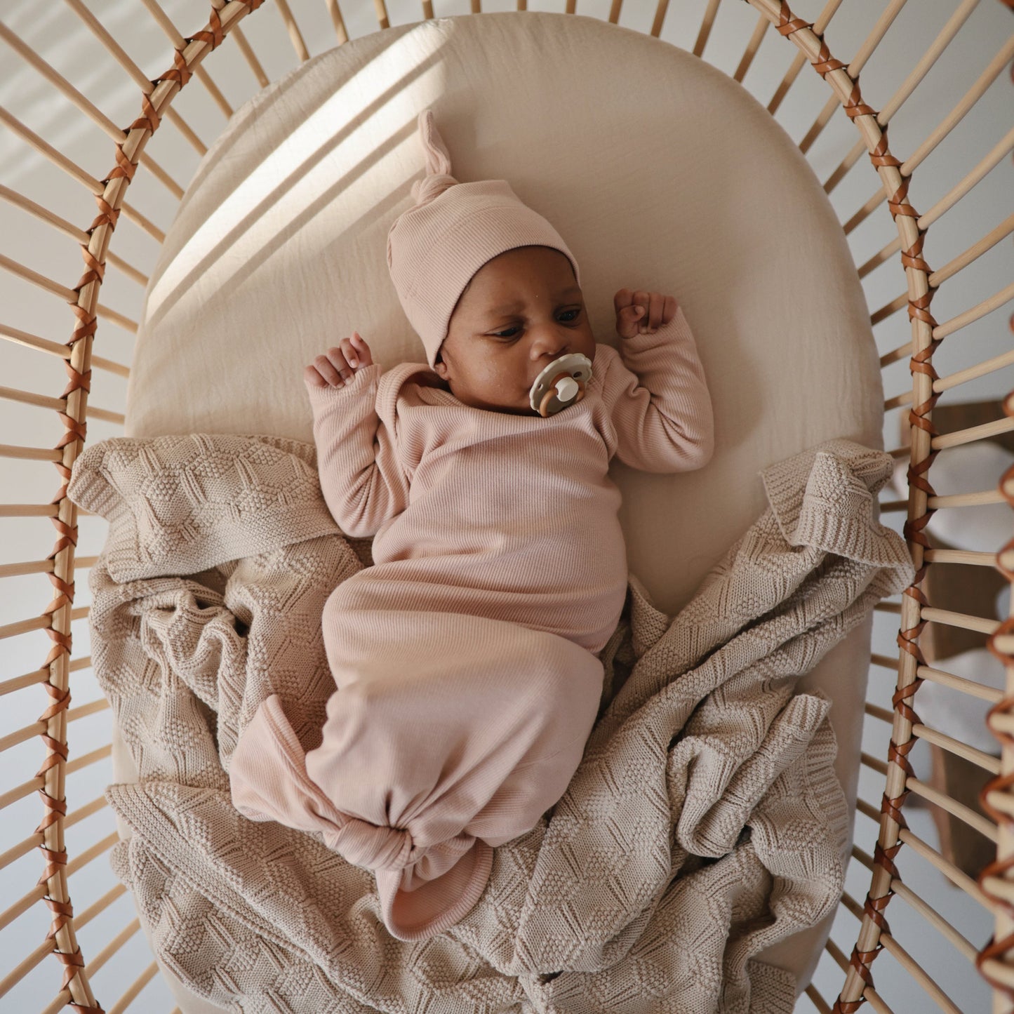 Mini Muslin Crib Sheet - Chickadees Wooden Toys