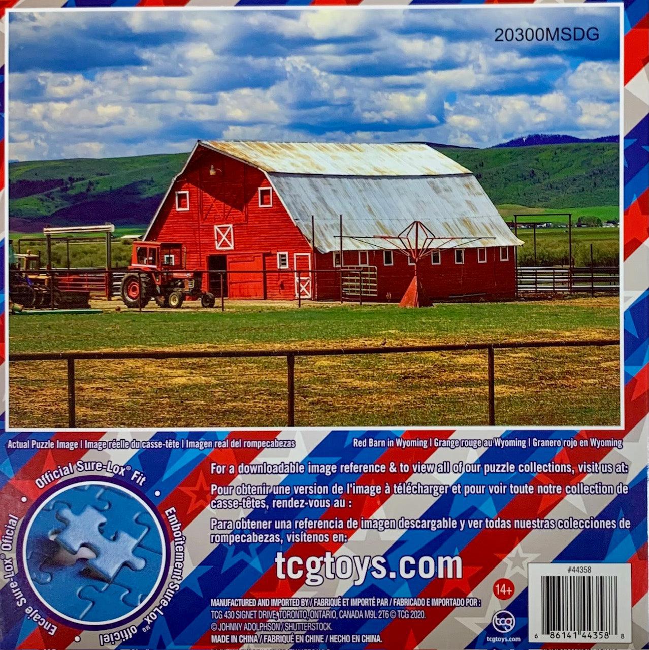 Red Barn Wyoming Coast to Coast 500 Piece Jigsaw Puzzle Sure Lox