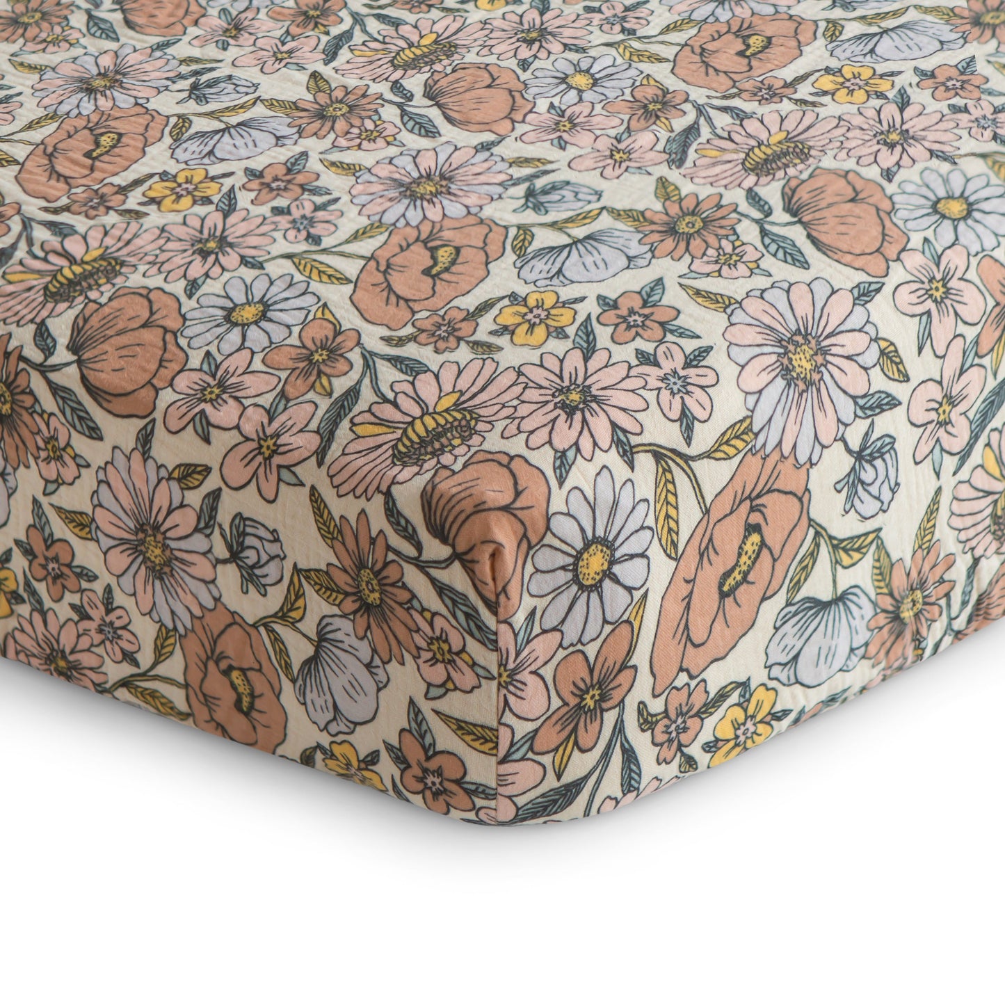 Extra Soft Muslin Crib Sheet - Chickadees Wooden Toys