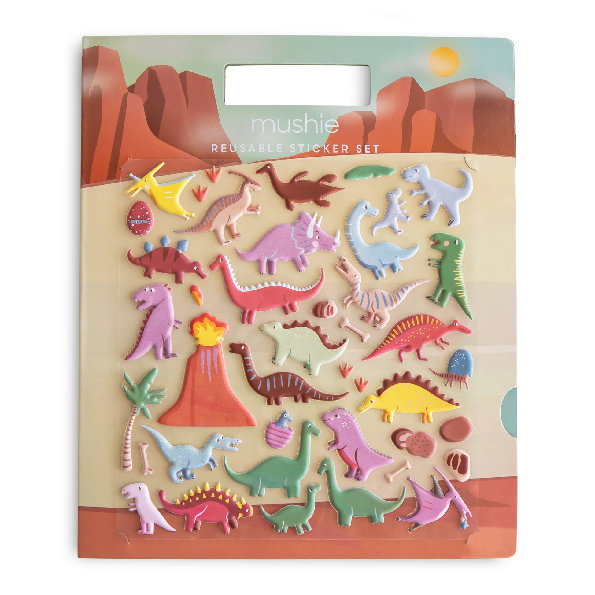 Reusable Dino Sticker Set - Chickadees Wooden Toys