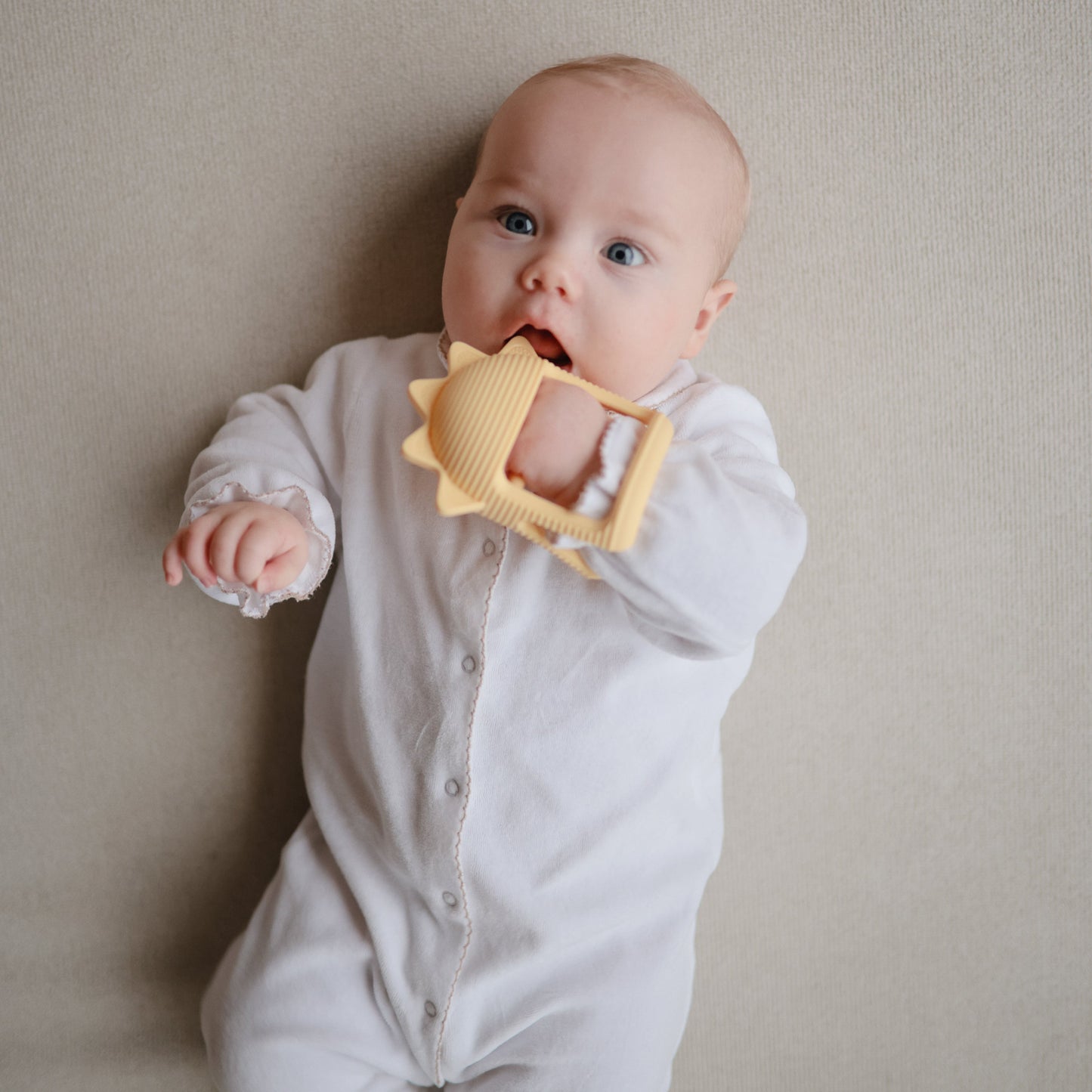 No-Drop Sun Teether (Sunshine) - Chickadees Wooden Toys