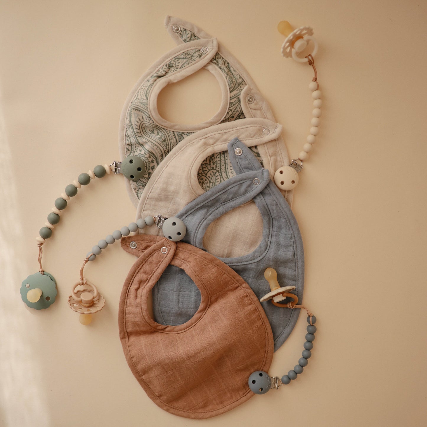 Muslin Bib - Chickadees Wooden Toys