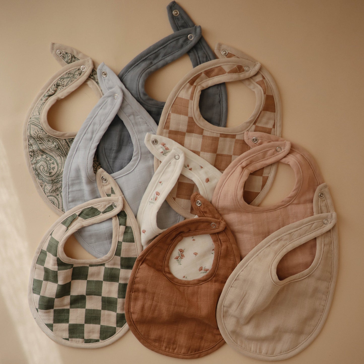 Muslin Bib - Chickadees Wooden Toys
