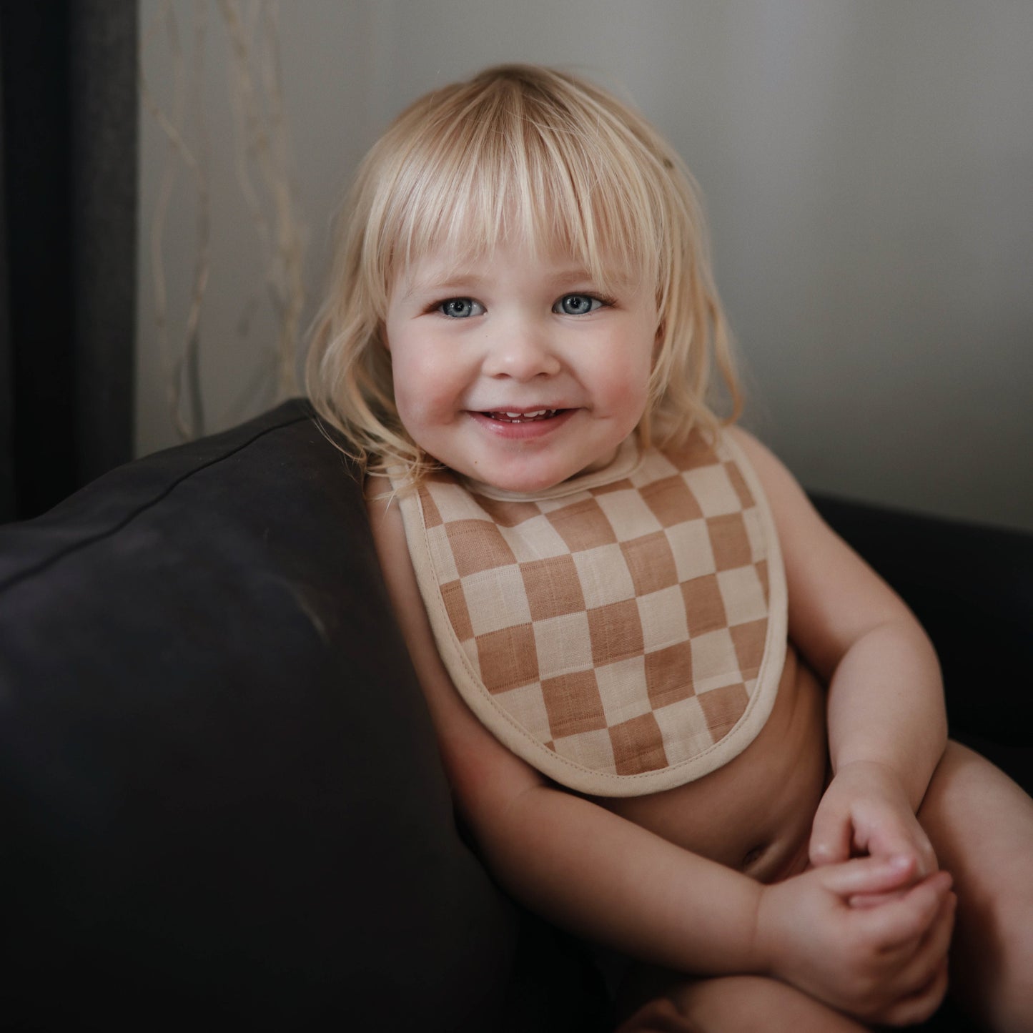 Muslin Bib - Chickadees Wooden Toys