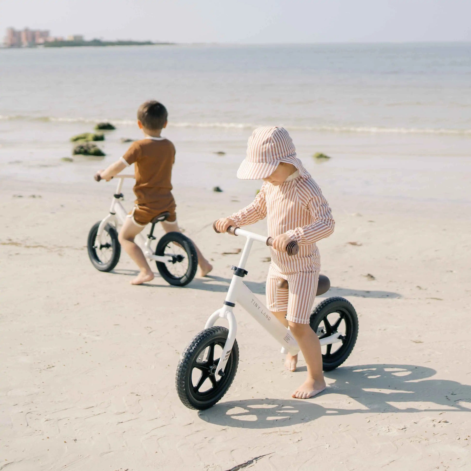 Tiny Land® Balance Bike - Milky White - Chickadees Wooden Toys
