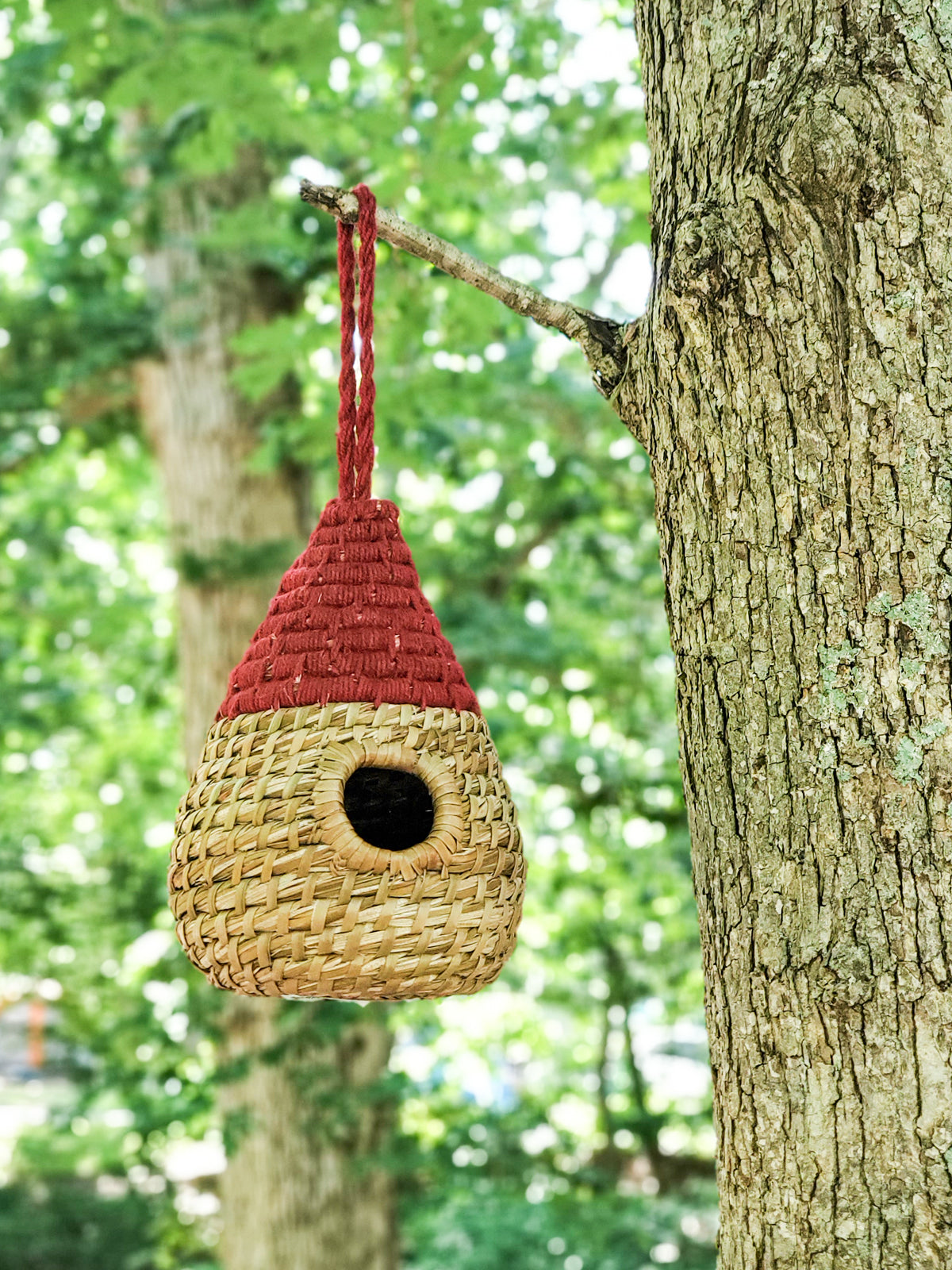 Seagrass Birdhouse - Dewdrop - Chickadees Wooden Toys