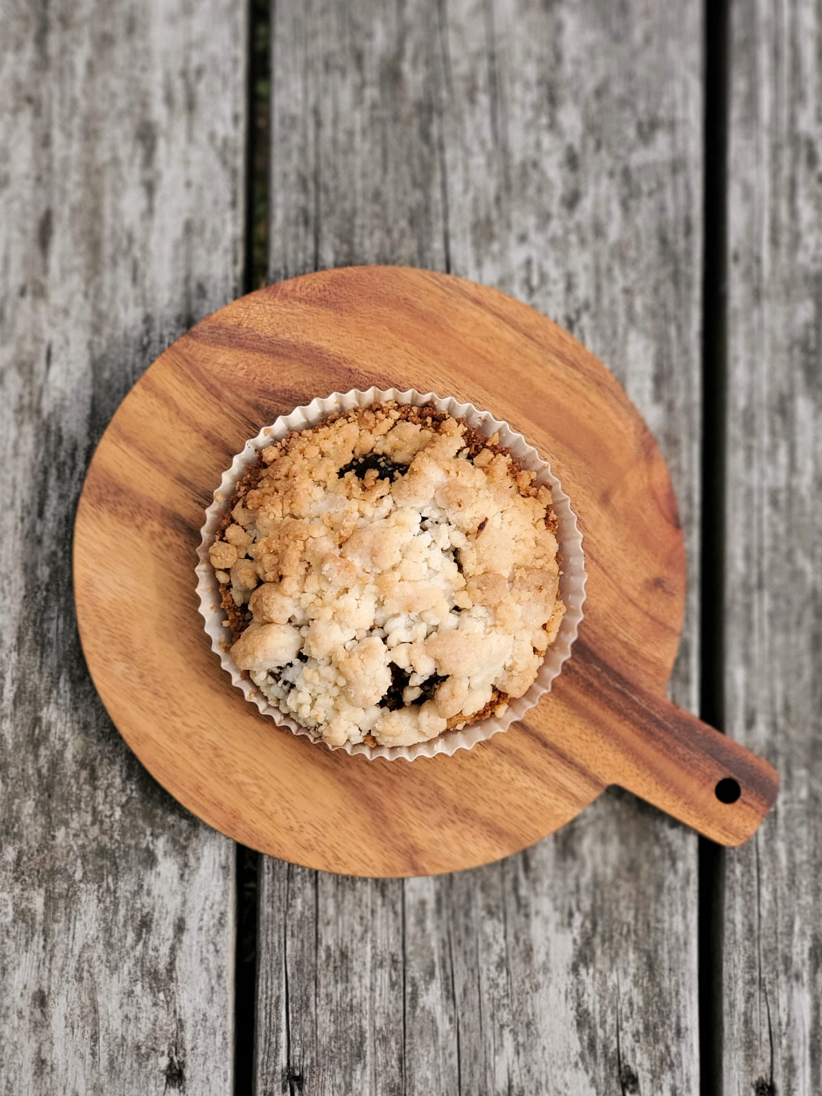 Wooden Round Serving Board - Small - Chickadees Wooden Toys