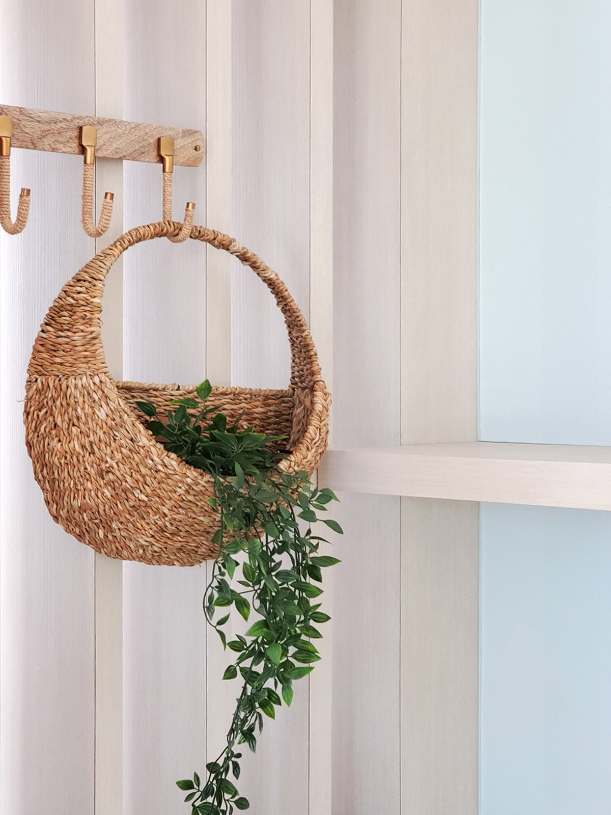Savar Wall Hanging Basket - Chickadees Wooden Toys