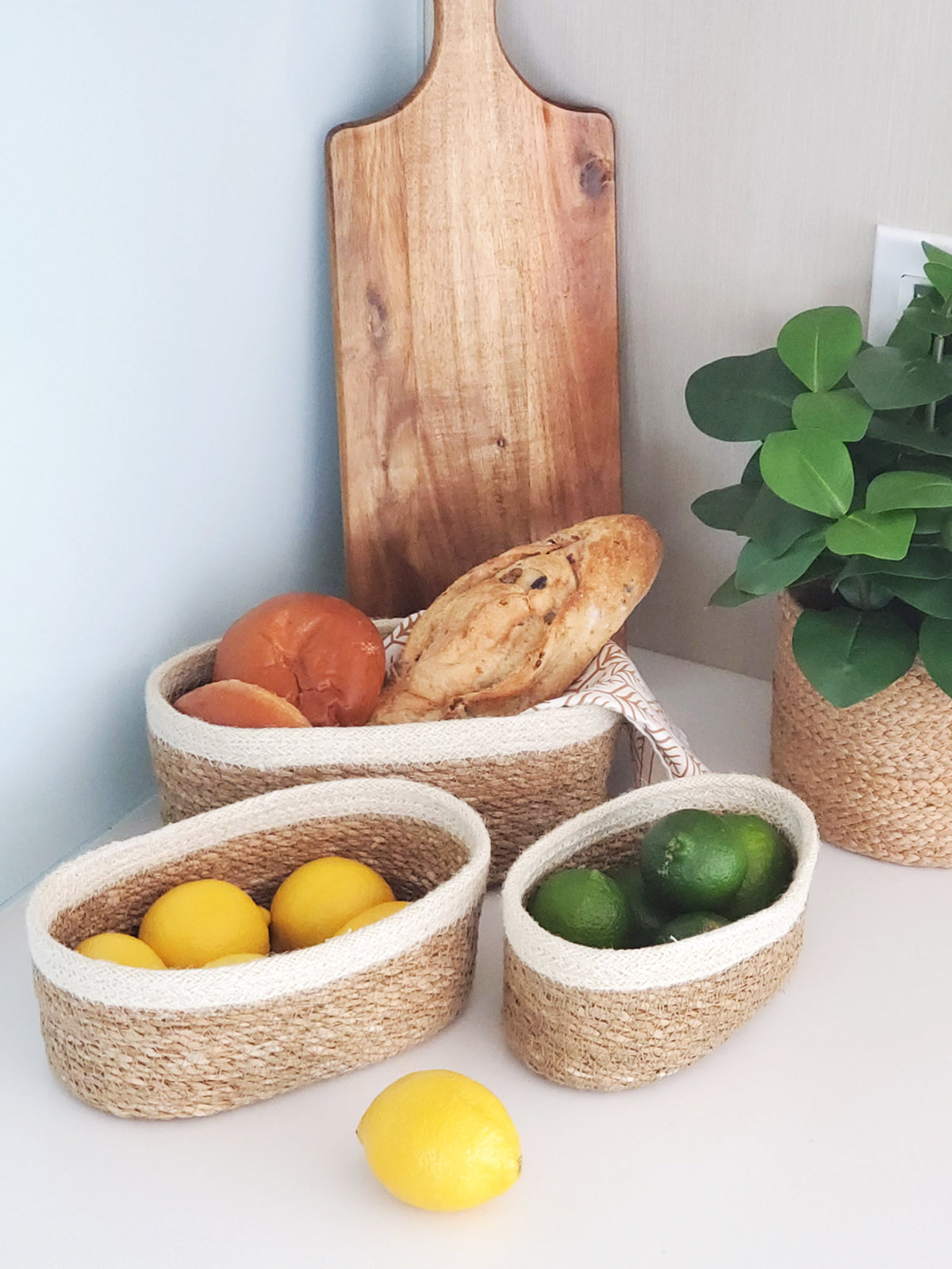 Savar Oval Bowl (Set of 3) - Chickadees Wooden Toys