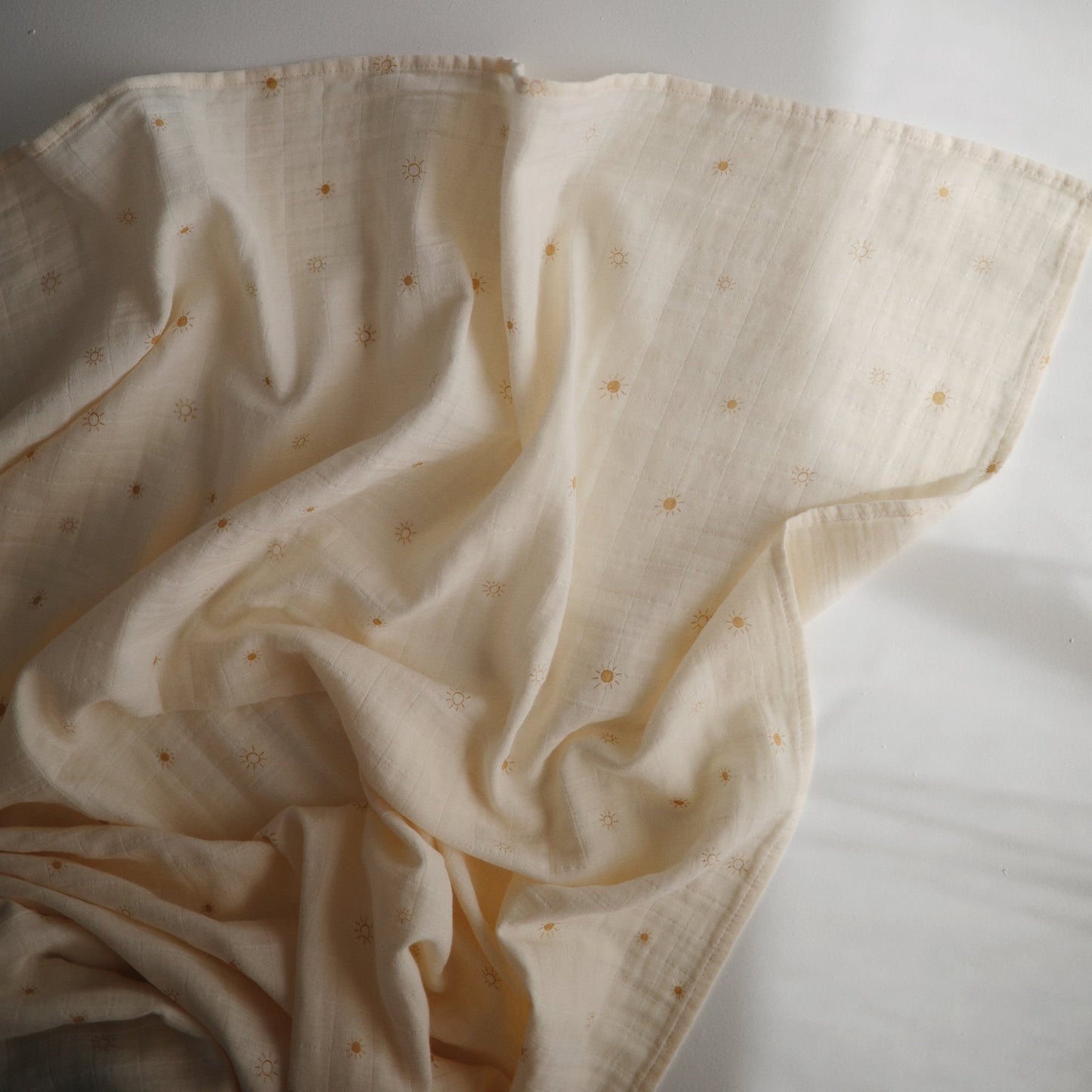 Organic Cotton Muslin Swaddle Blanket - Chickadees Wooden Toys