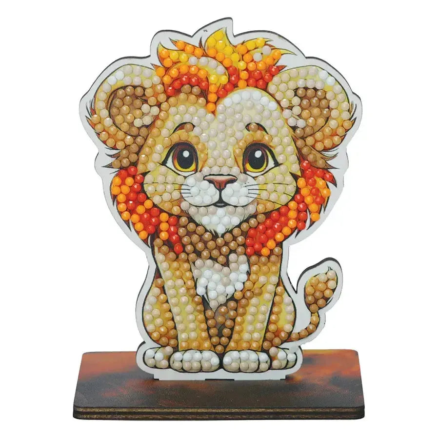 Safari Lion "Wildlife" Crystal Art Buddies Kit Craft Buddy