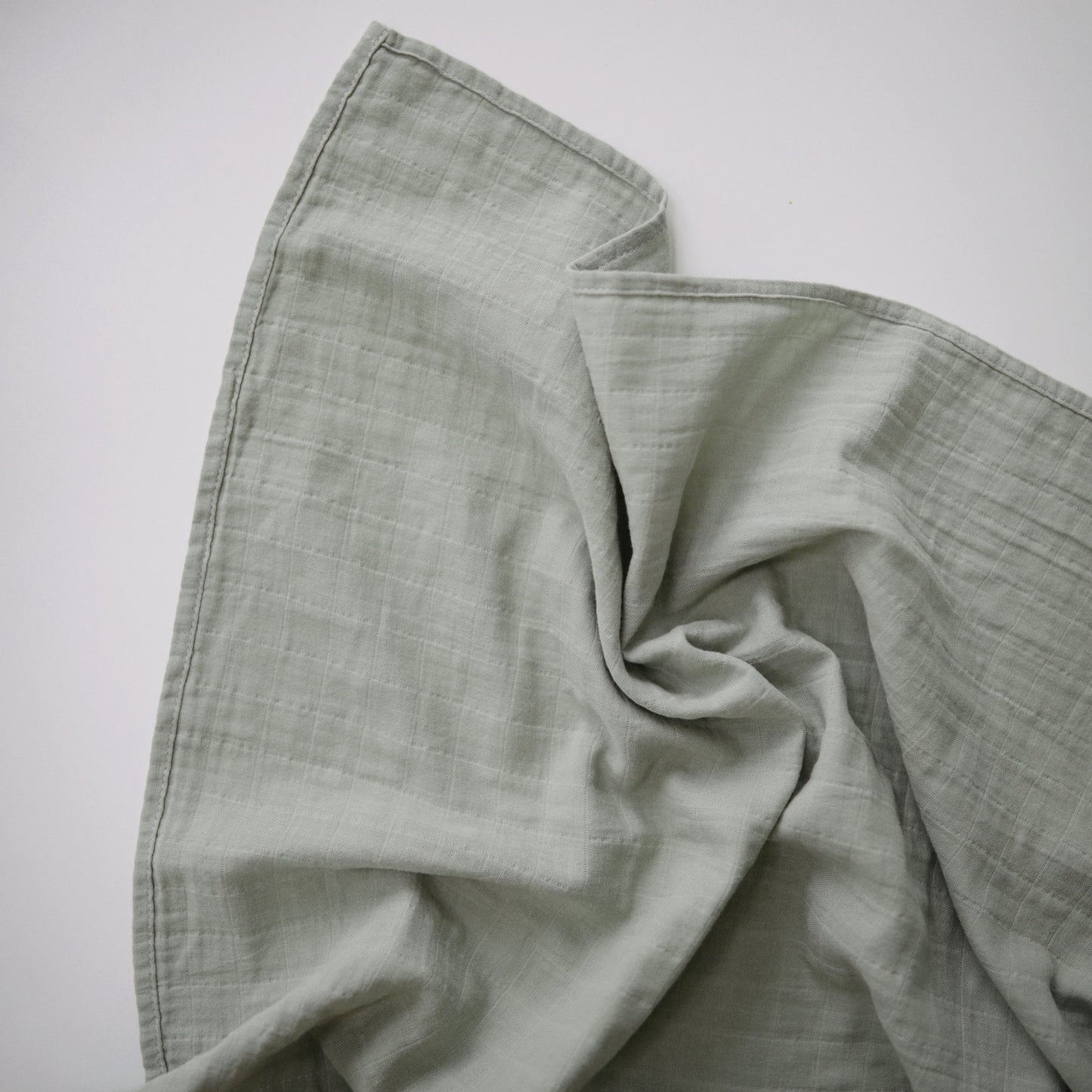 Organic Cotton Muslin Swaddle Blanket - Chickadees Wooden Toys