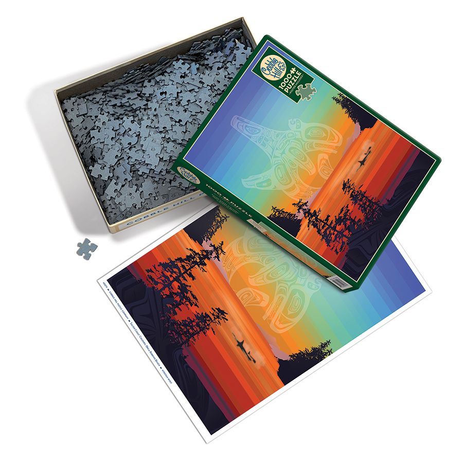 Salish Coast Colors 1000 Piece Jigsaw Puzzle Cobble Hill